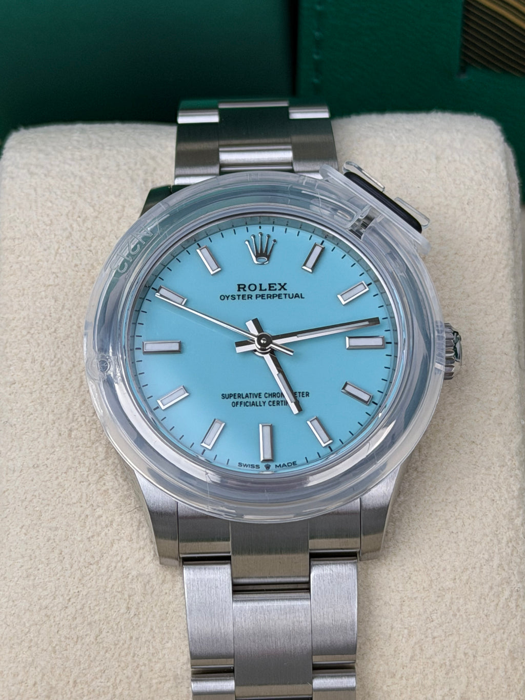Rolex Oyster Perpetual 31 Tiffany 277200 / 02/2026 / FULL SET / NEU