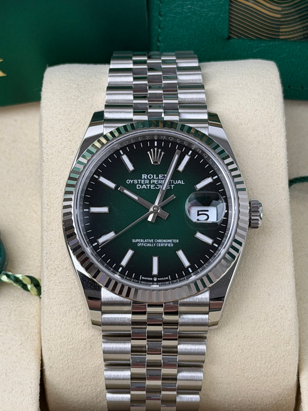 Rolex Datejust 36 Ombre 126234 / 2026 / FULL SET / NEU / ERSTKAUFRECHNUNG