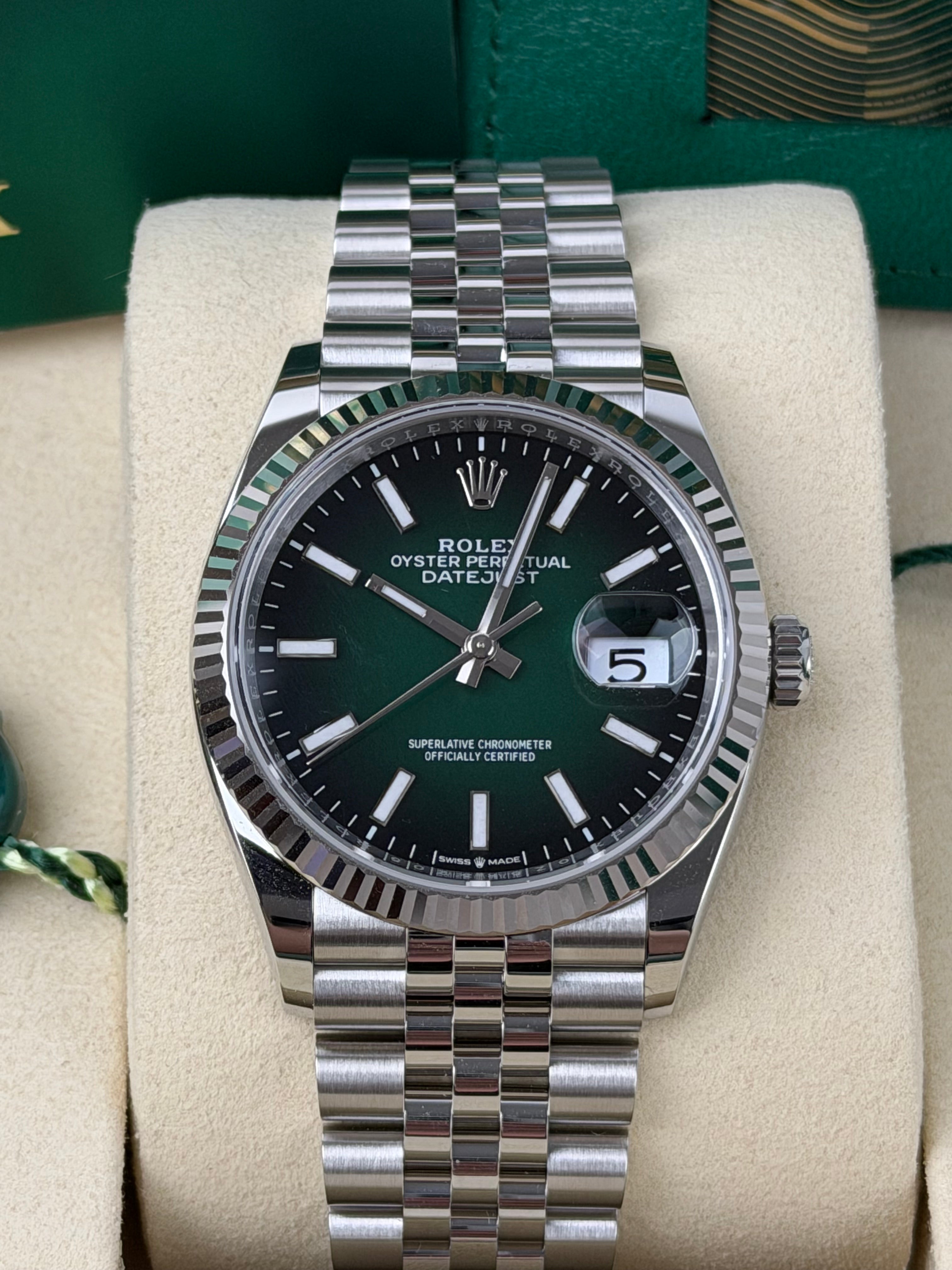Rolex Datejust 36 Ombre 126234 / 2026 / FULL SET / NEU / ERSTKAUFRECHNUNG