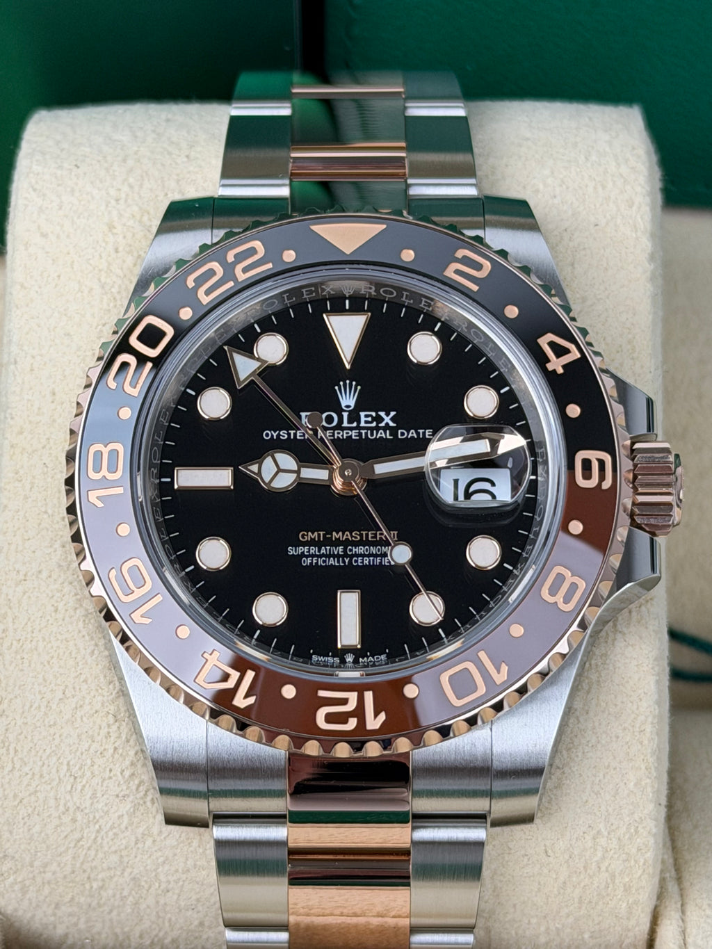 Rolex GMT-Master II ROOTBEER 12711CHNR / 2020 / FULL SET / WIE NEU