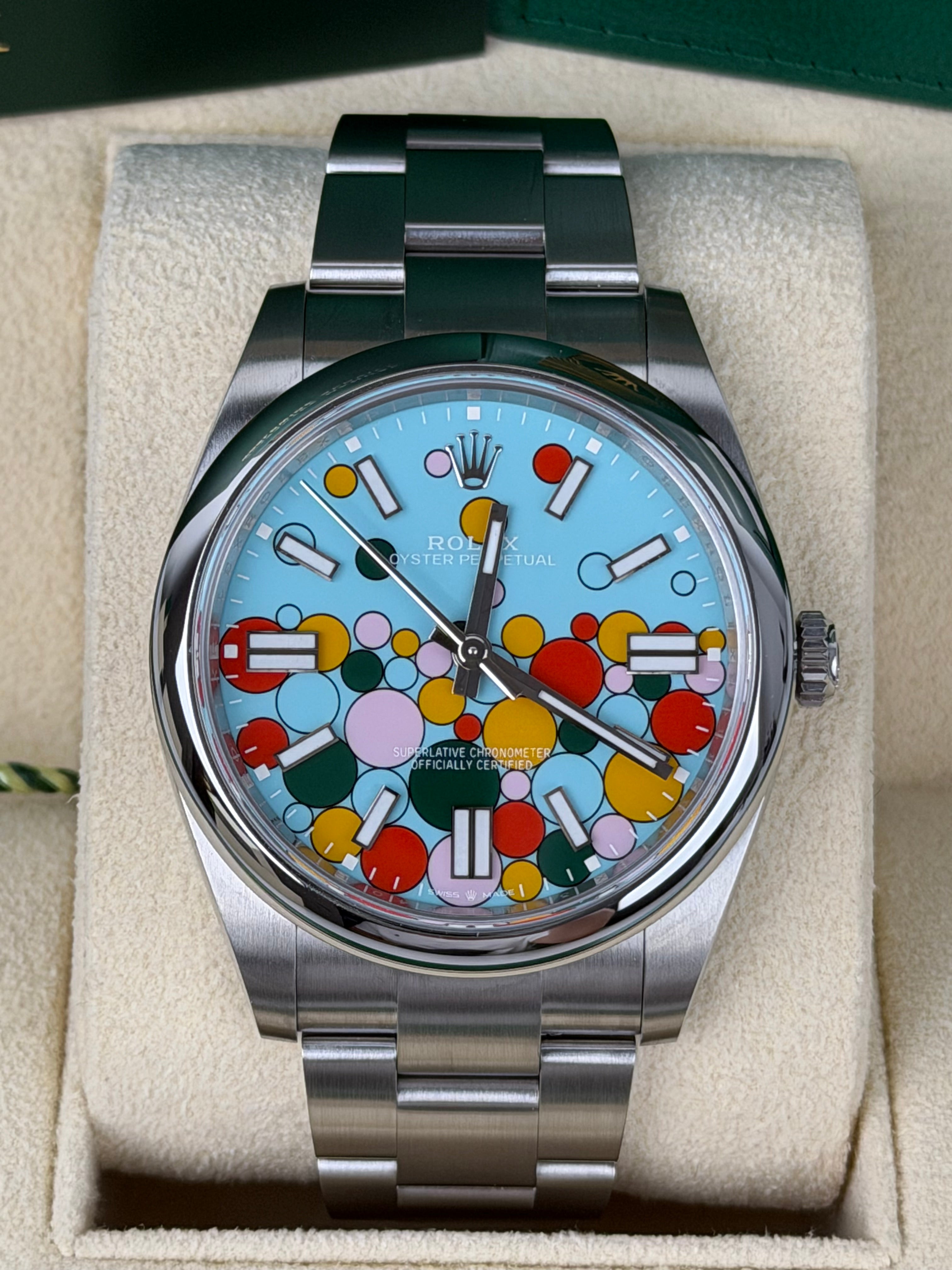 Rolex Oyster Perpetual 41 Celebration 124300 / 2024 / FULL SET / NEU