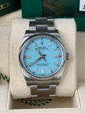 Rolex Oyster Perpetual 36 Tiffany 126000 / 2025 / FULL SET / WIE NEU / UNPOLIERT