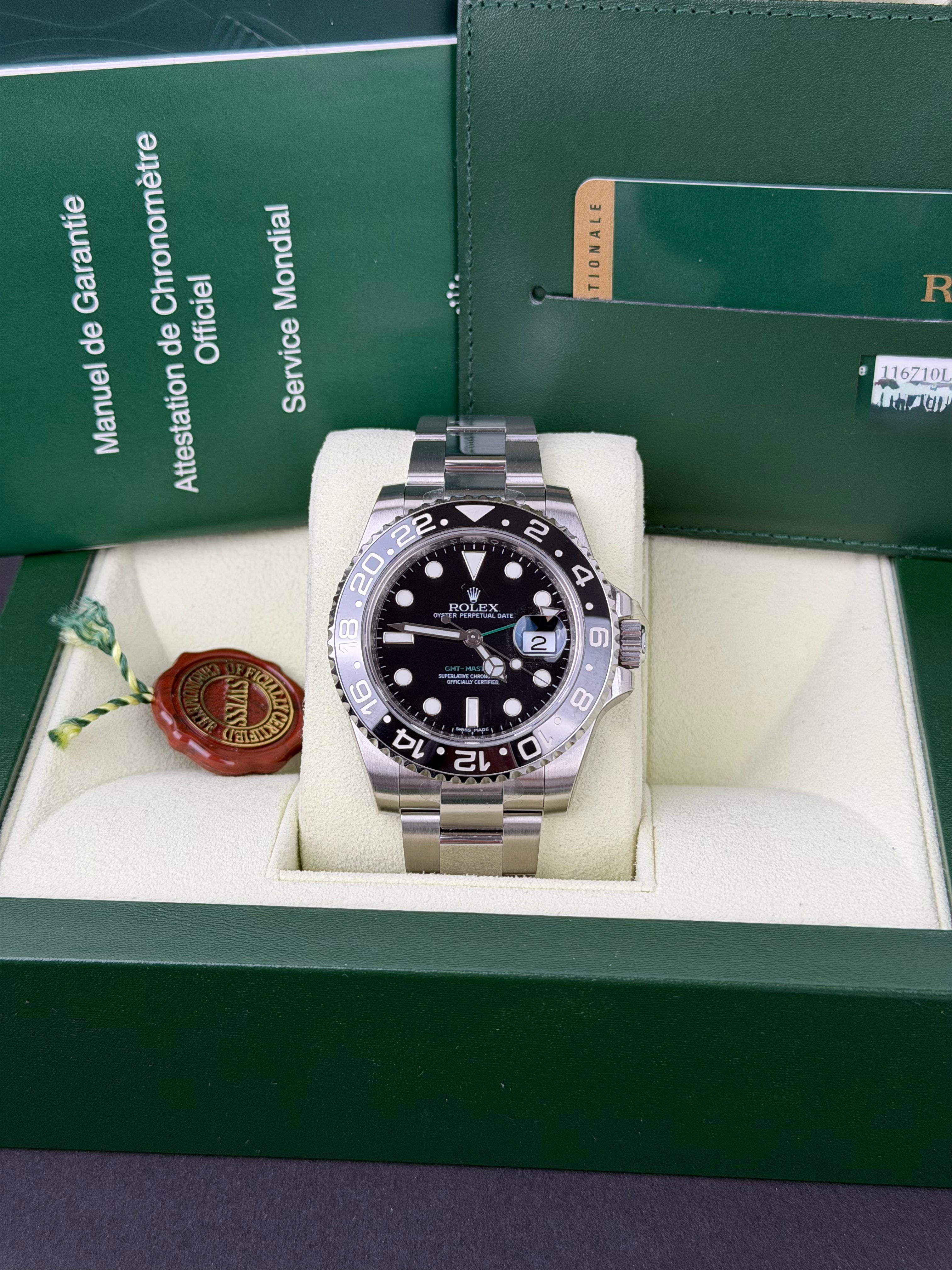 Rolex GMT-Master II 116710LN / 2011 / FULL SET / NEU / STICKERED