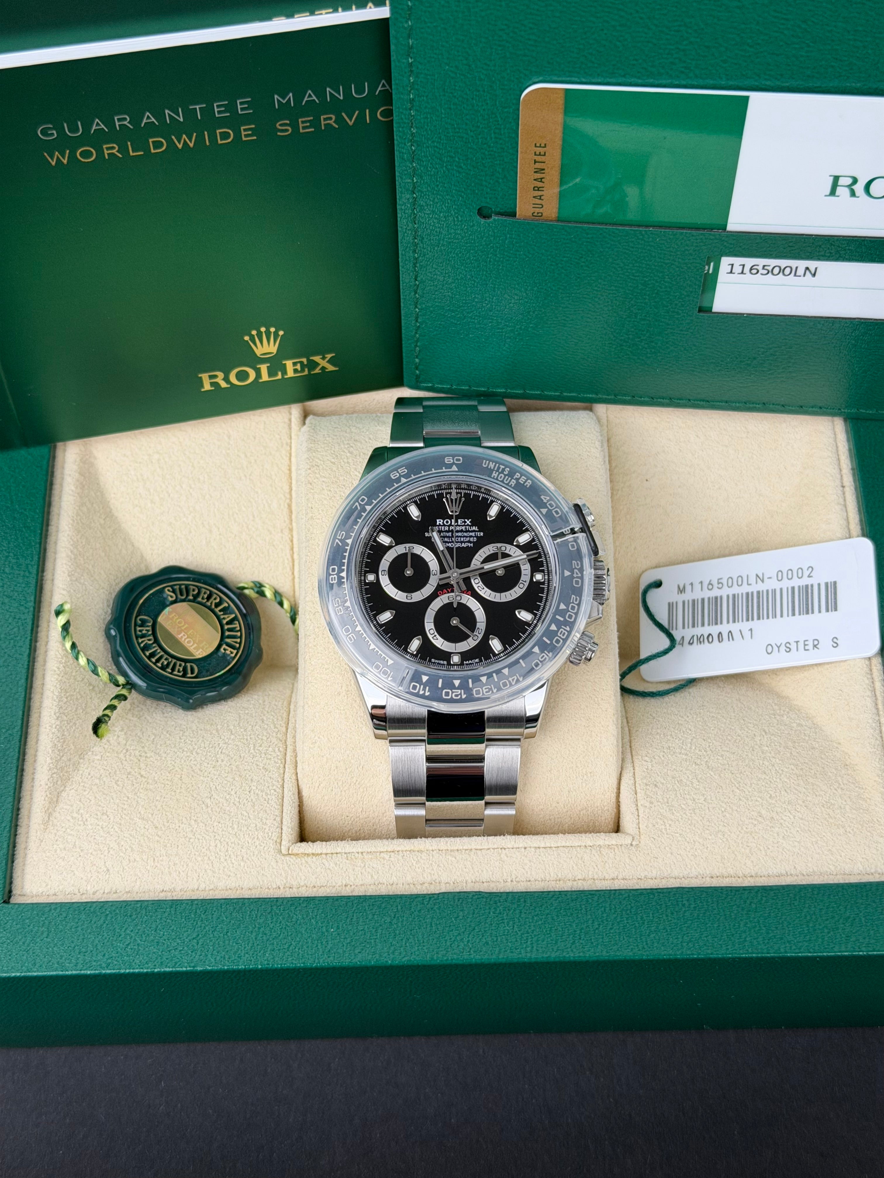 Rolex Daytona 116500LN / 2017 / FULL SET / WIE NEU