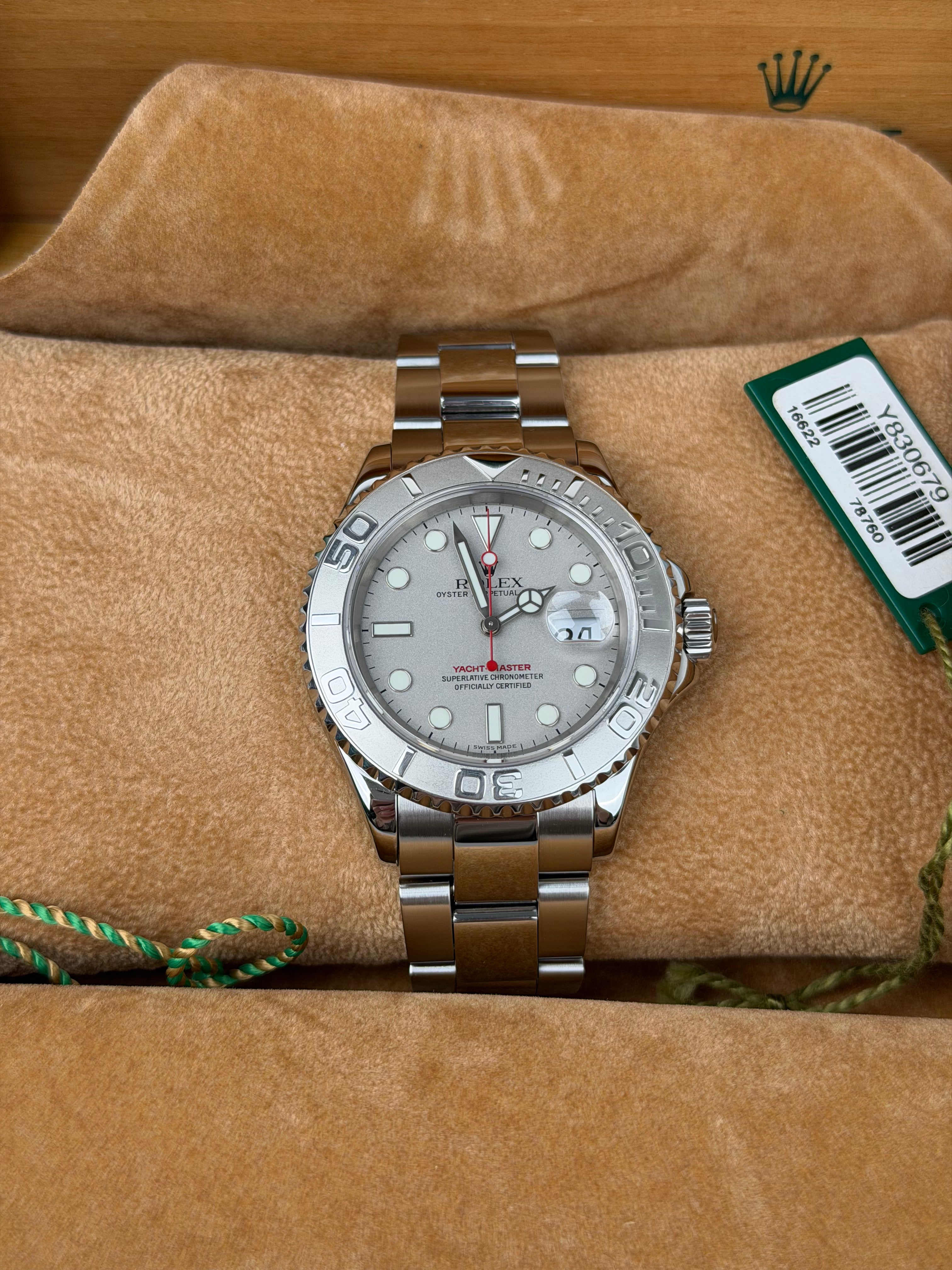 Rolex Yacht Master 40 16622 / 2003 / FULL SET / WIE NEU / COLLECTORS SET