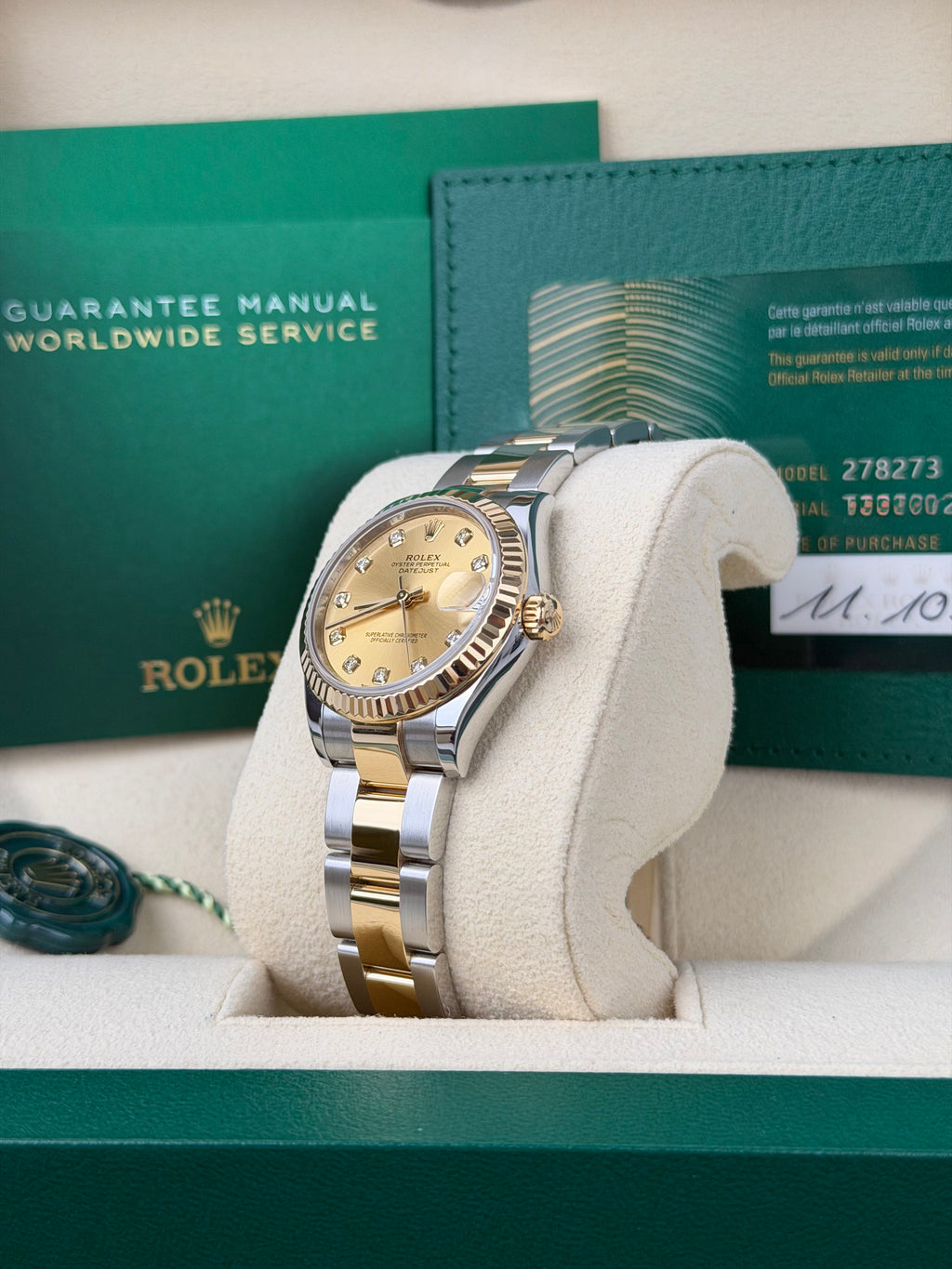 Rolex Datejust 31 Factory / 278273 / 2022 / FULL SET / WIE NEU