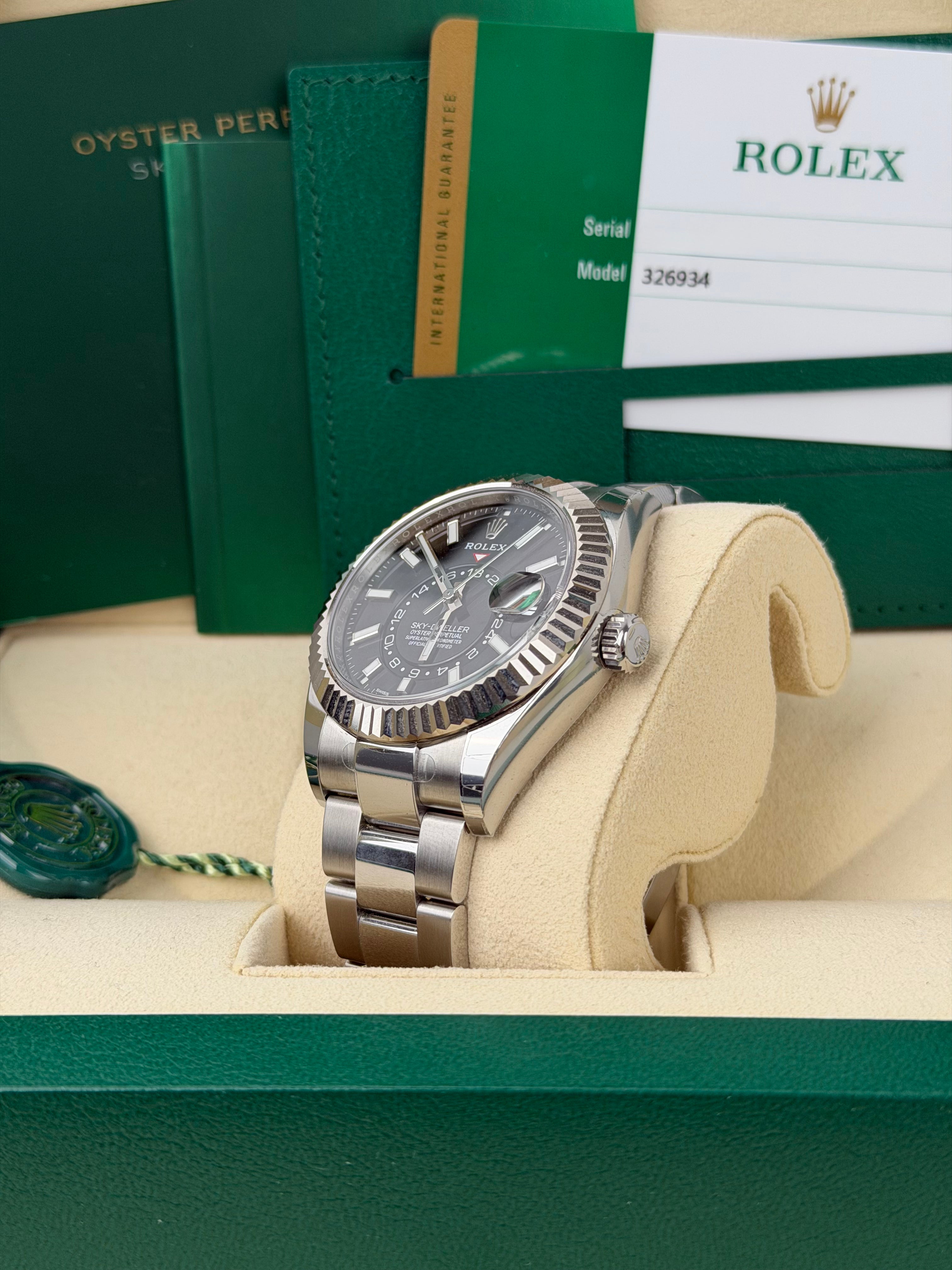 Rolex Sky-Dweller II 326934 / 2020 / FULL SET / NEU / STICKERED
