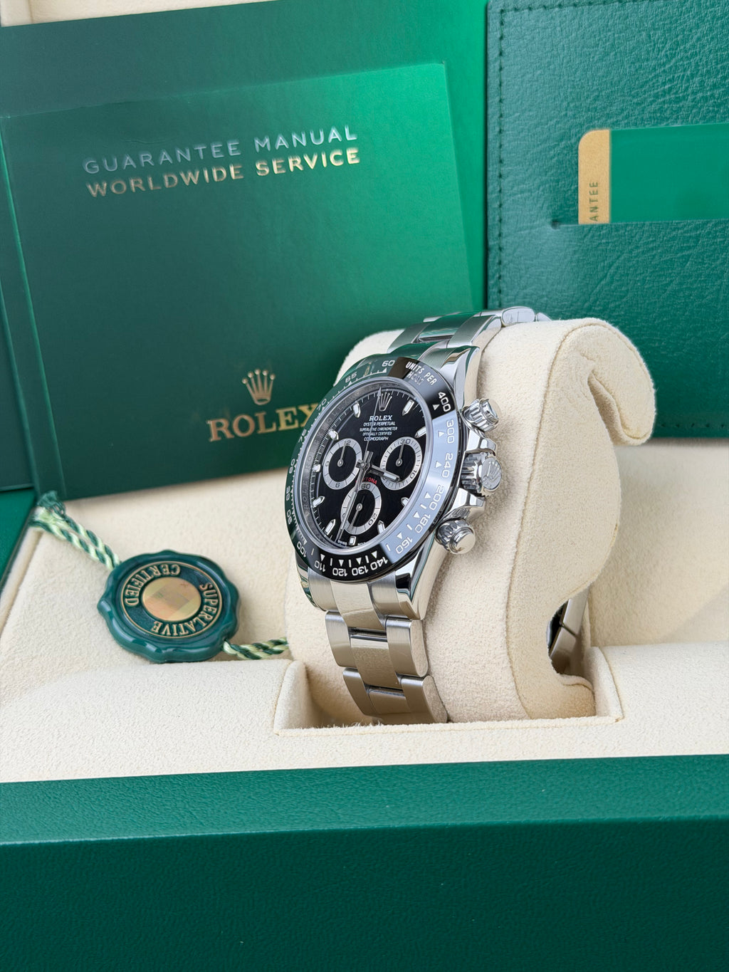 Rolex Daytona 116500LN / 2019 / FULL SET / WIE NEU