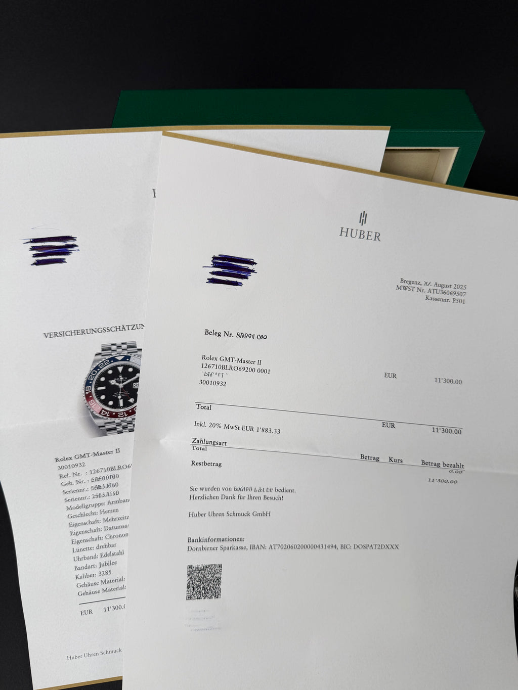 Rolex GMT-Master II Pepsi 126710BLRO / 2025 / FULL SET / WIE NEU
