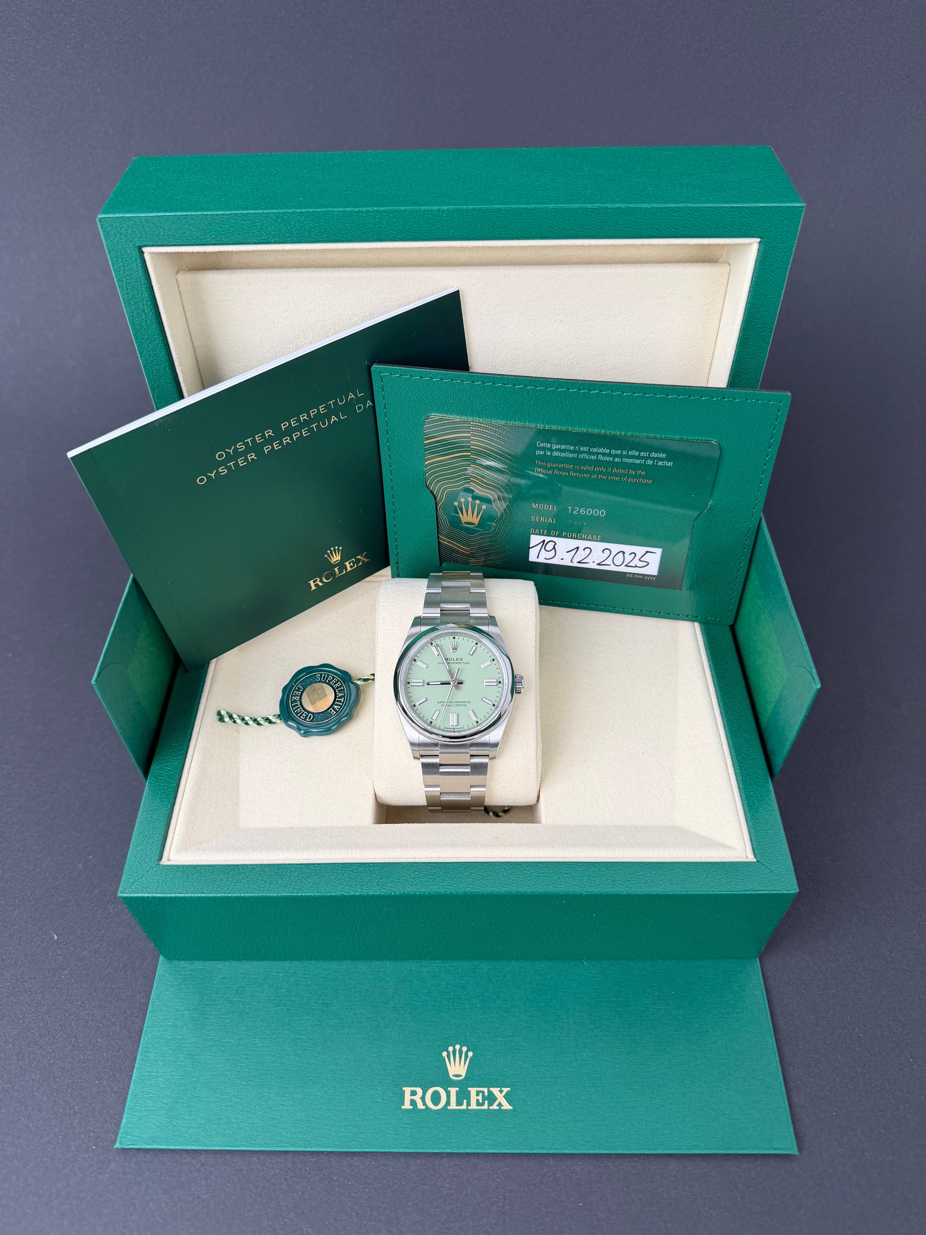 Rolex Oyster Perpetual 36 126000 / 2025 / FULL SET / NEU
