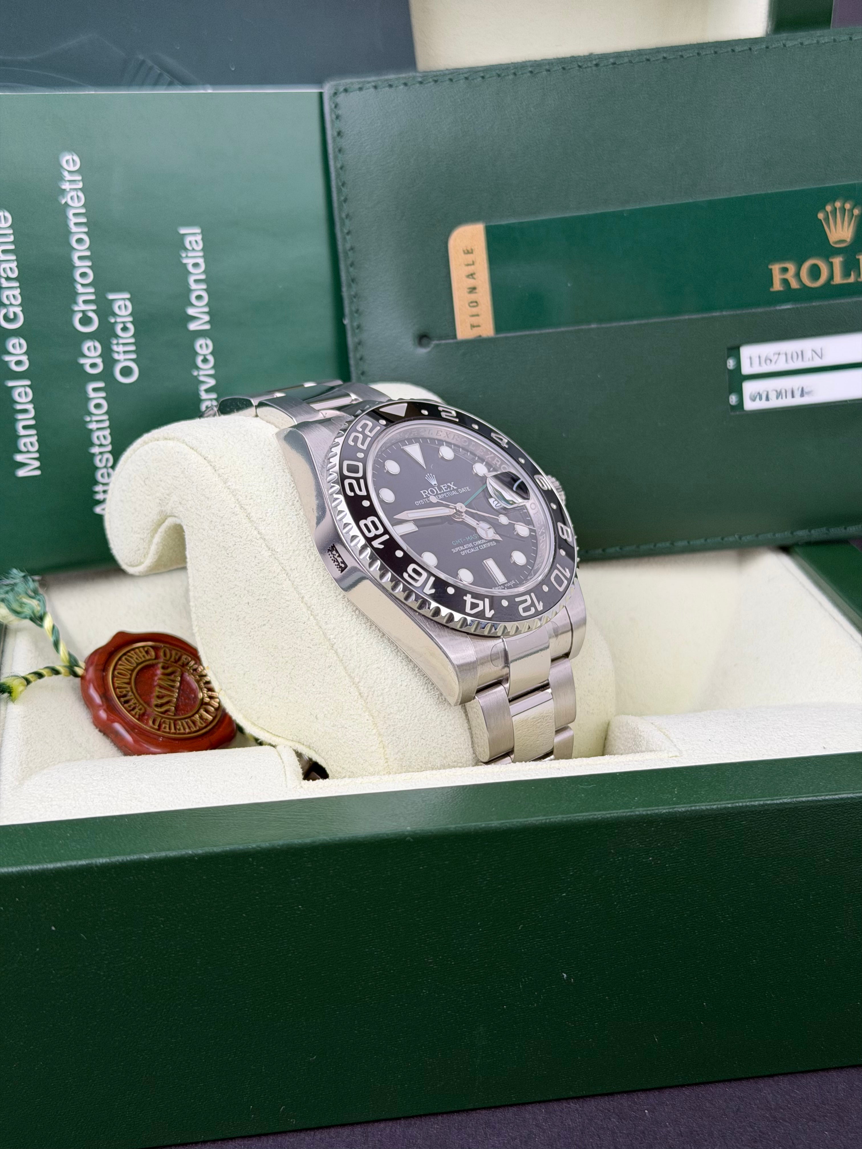 Rolex GMT-Master II 116710LN / 2011 / FULL SET / NEU / STICKERED