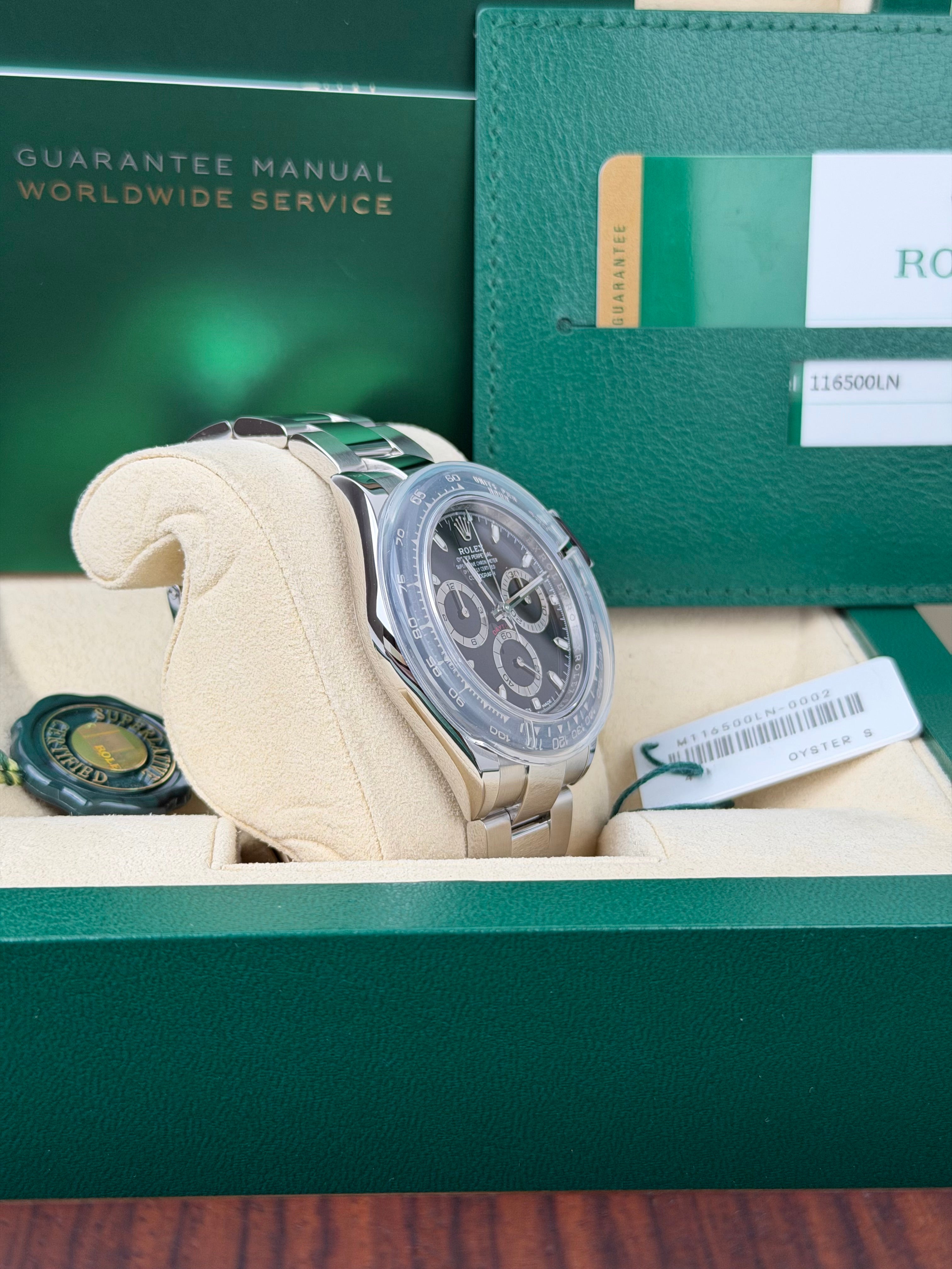 Rolex Daytona 116500LN / 2017 / FULL SET / WIE NEU
