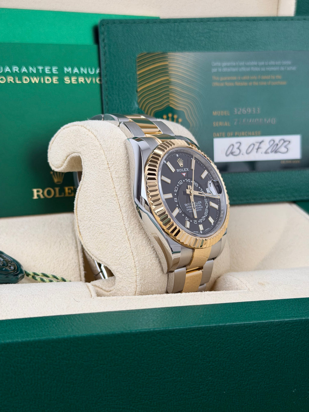 Rolex Sky-Dweller / 326933 / 2023 / FULL SET / WIE NEU