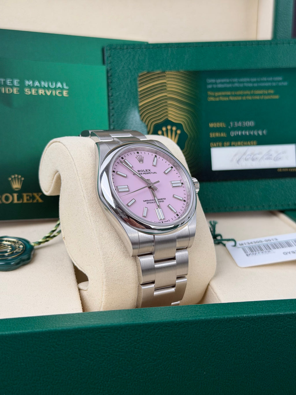 Rolex Oyster Perpetual 41 Candy Pink 134300 / 2026 / FULL SET / NEU / ERSTKAUFRECHNUNG