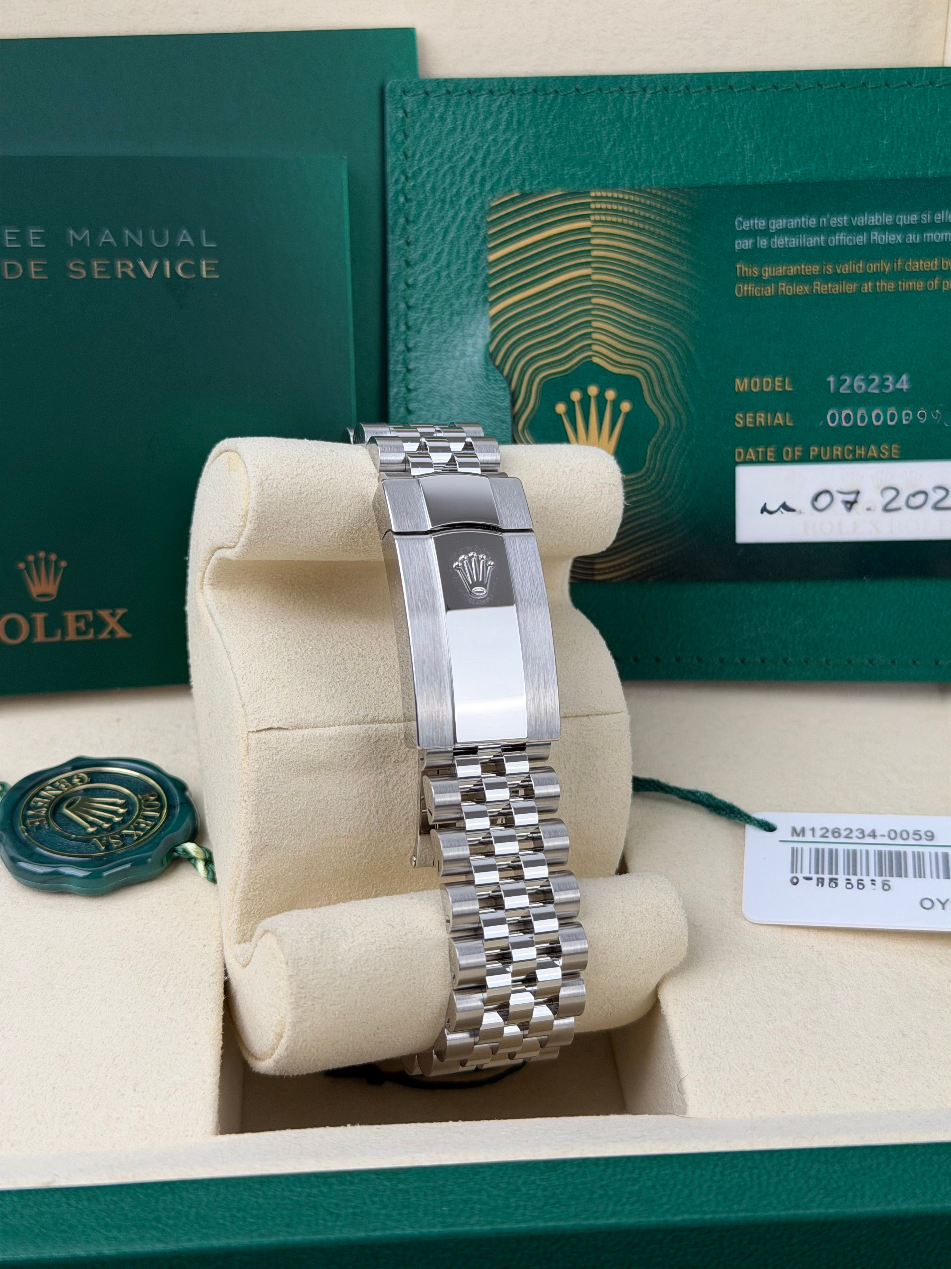 Rolex Datejust 36 Ombre 126234 / 2026 / FULL SET / NEU / ERSTKAUFRECHNUNG
