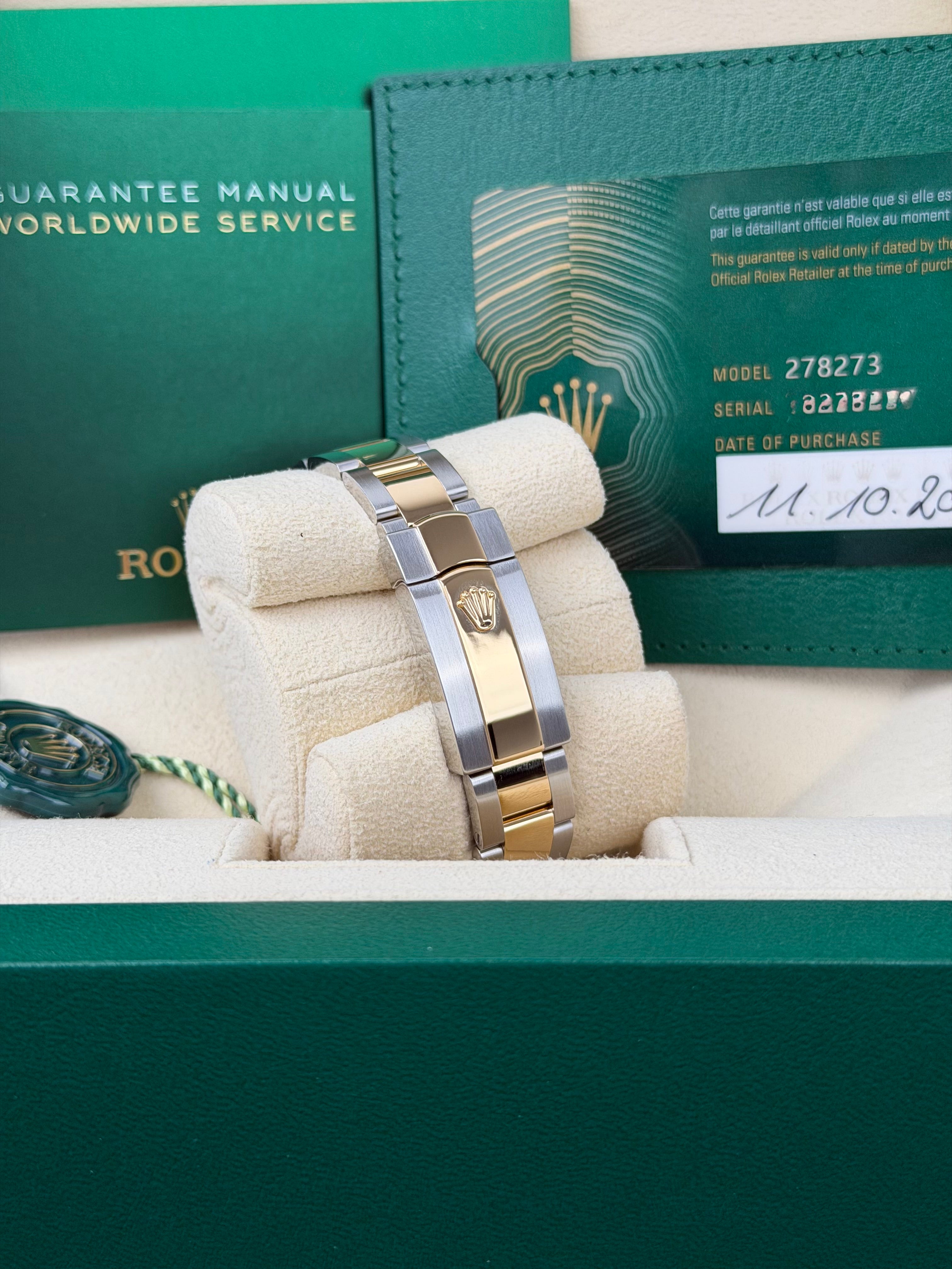 Rolex Datejust 31 Factory / 278273 / 2022 / FULL SET / WIE NEU