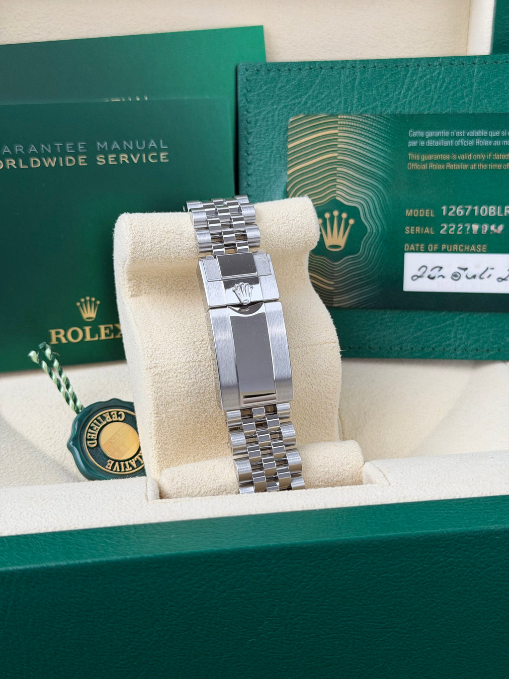 Rolex GMT-Master II 126710BLRO Pepsi / 2022 / FULL SET / NEU / ERSTKAUFRECHNUNG