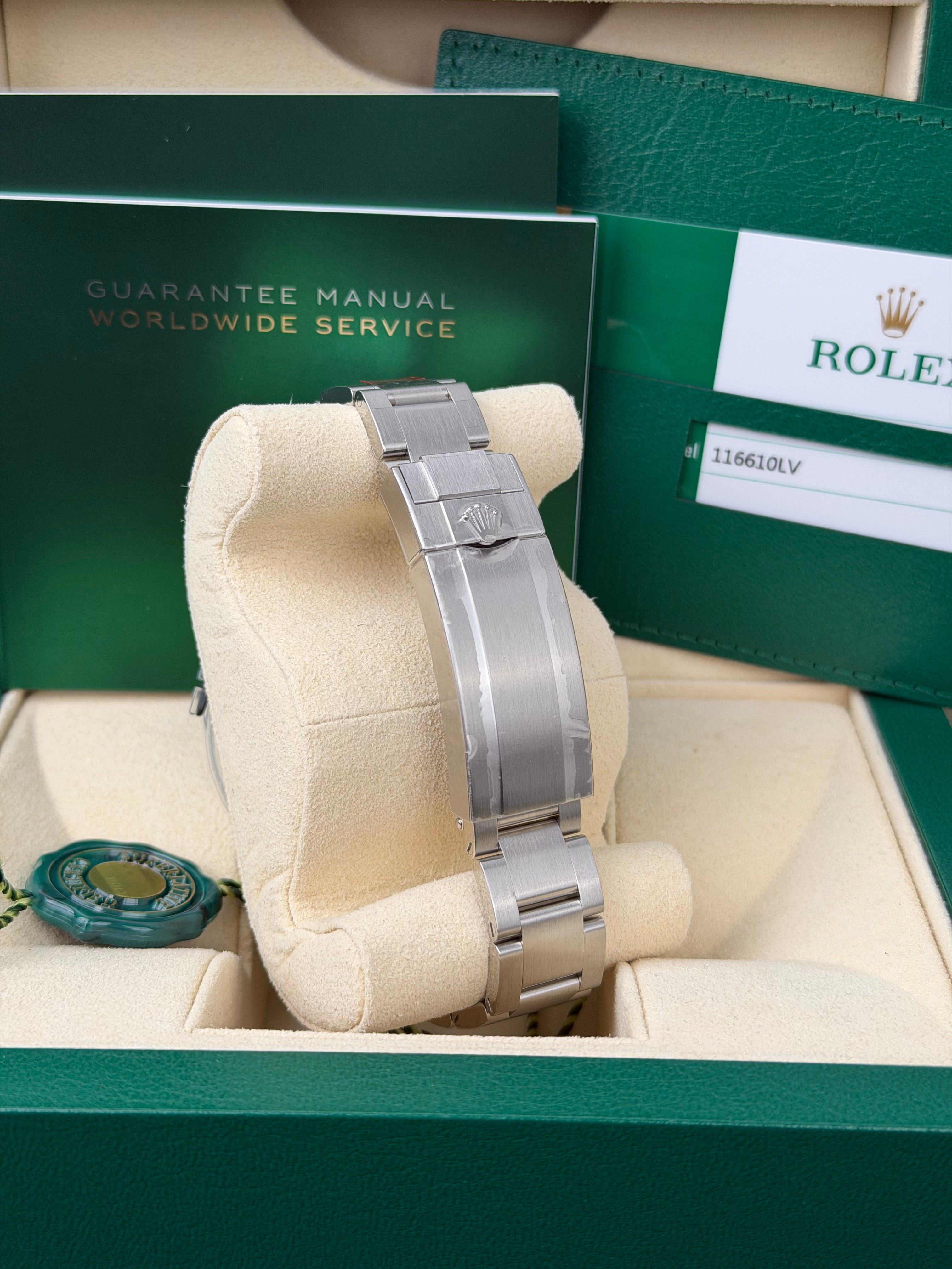 Rolex Submariner Date HULK 116610LV / 2018 / FULL SET / NEU / STICKERED / RECHNUNG