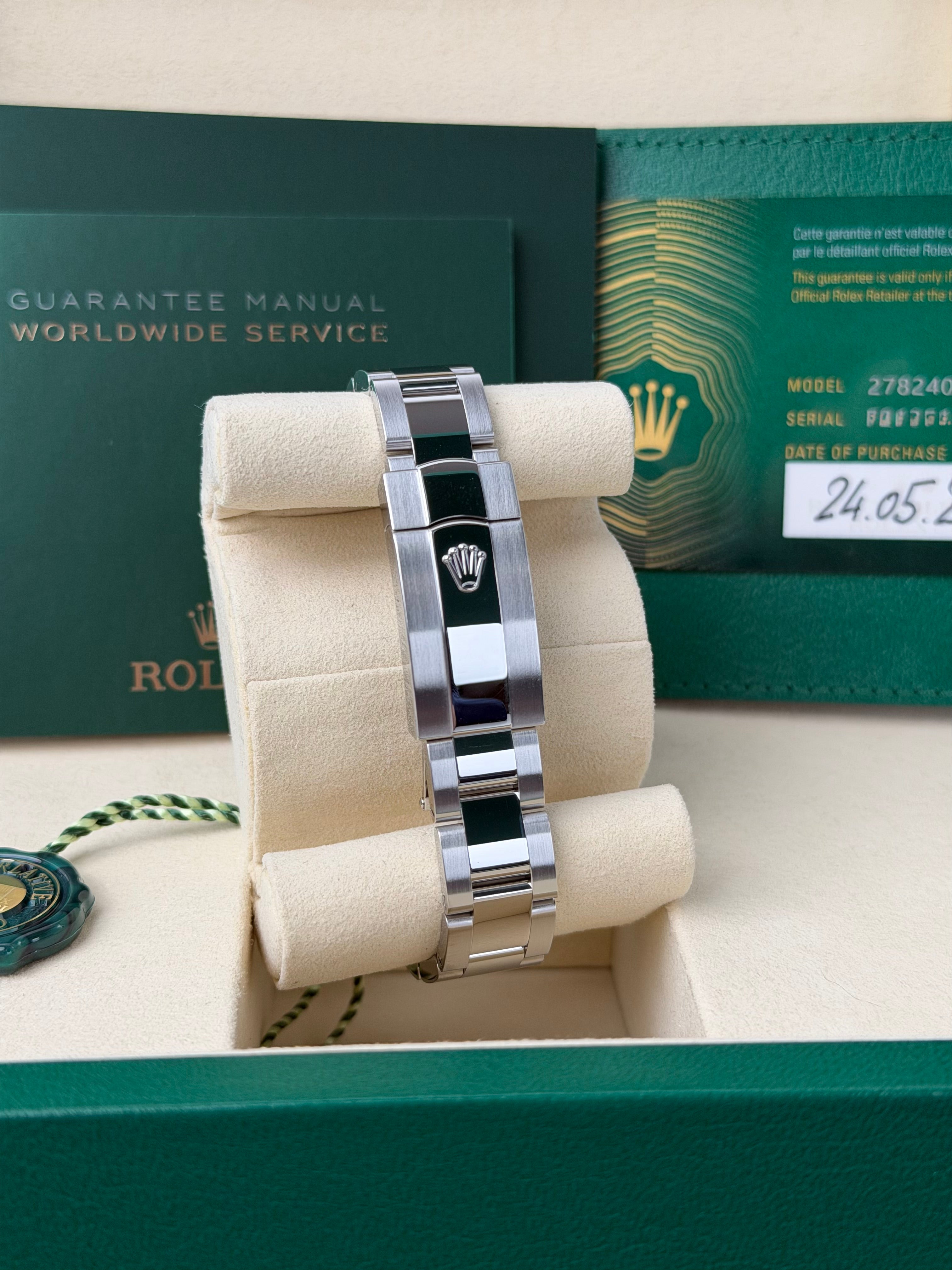 Rolex Datejust 31 Silber / 278240 / 2025 / FULL SET / WIE NEU / ERSTKAUFRECHNUNG