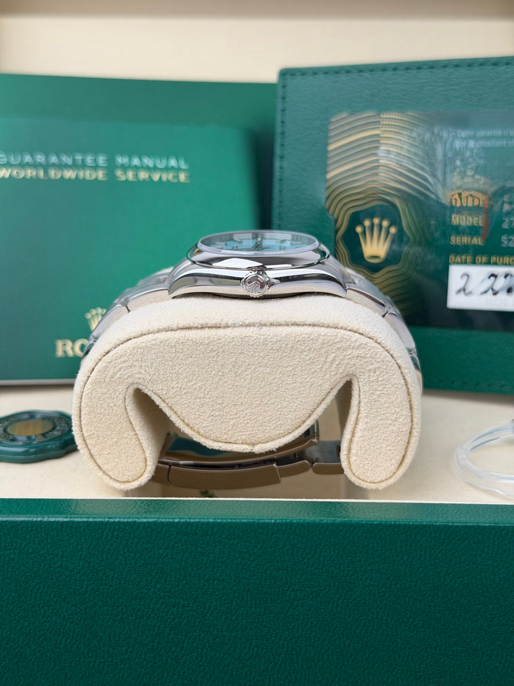 Rolex Oyster Perpetual 31 Tiffany 277200 / 02/2026 / FULL SET / NEU