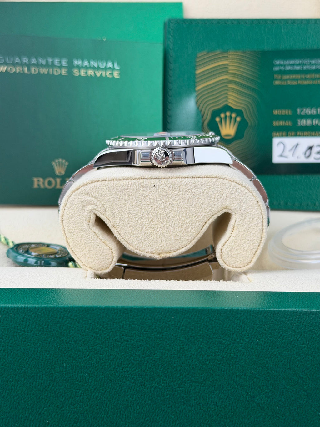 Rolex Submariner Date Starbucks MK2 126610LV / 2024 / FULL SET / WIE NEU / ERSTKAUFRECHNUNG