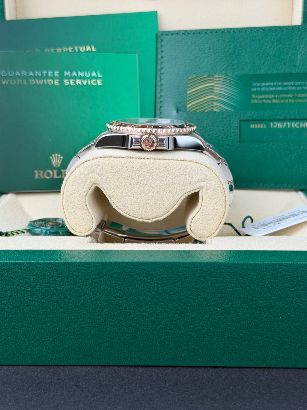 Rolex GMT-Master II ROOTBEER 12711CHNR / 2020 / FULL SET / WIE NEU