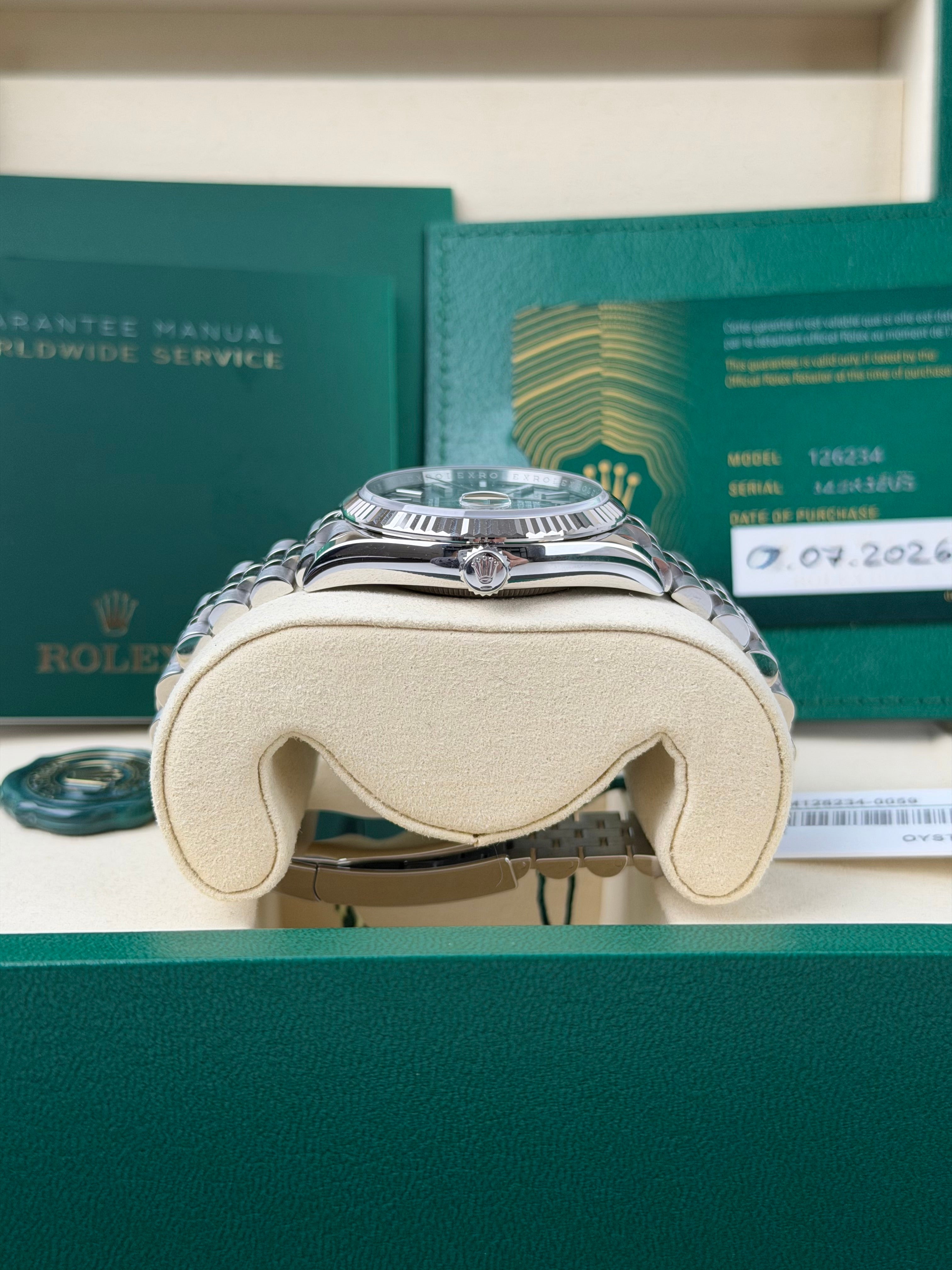 Rolex Datejust 36 Ombre 126234 / 2026 / FULL SET / NEU / ERSTKAUFRECHNUNG