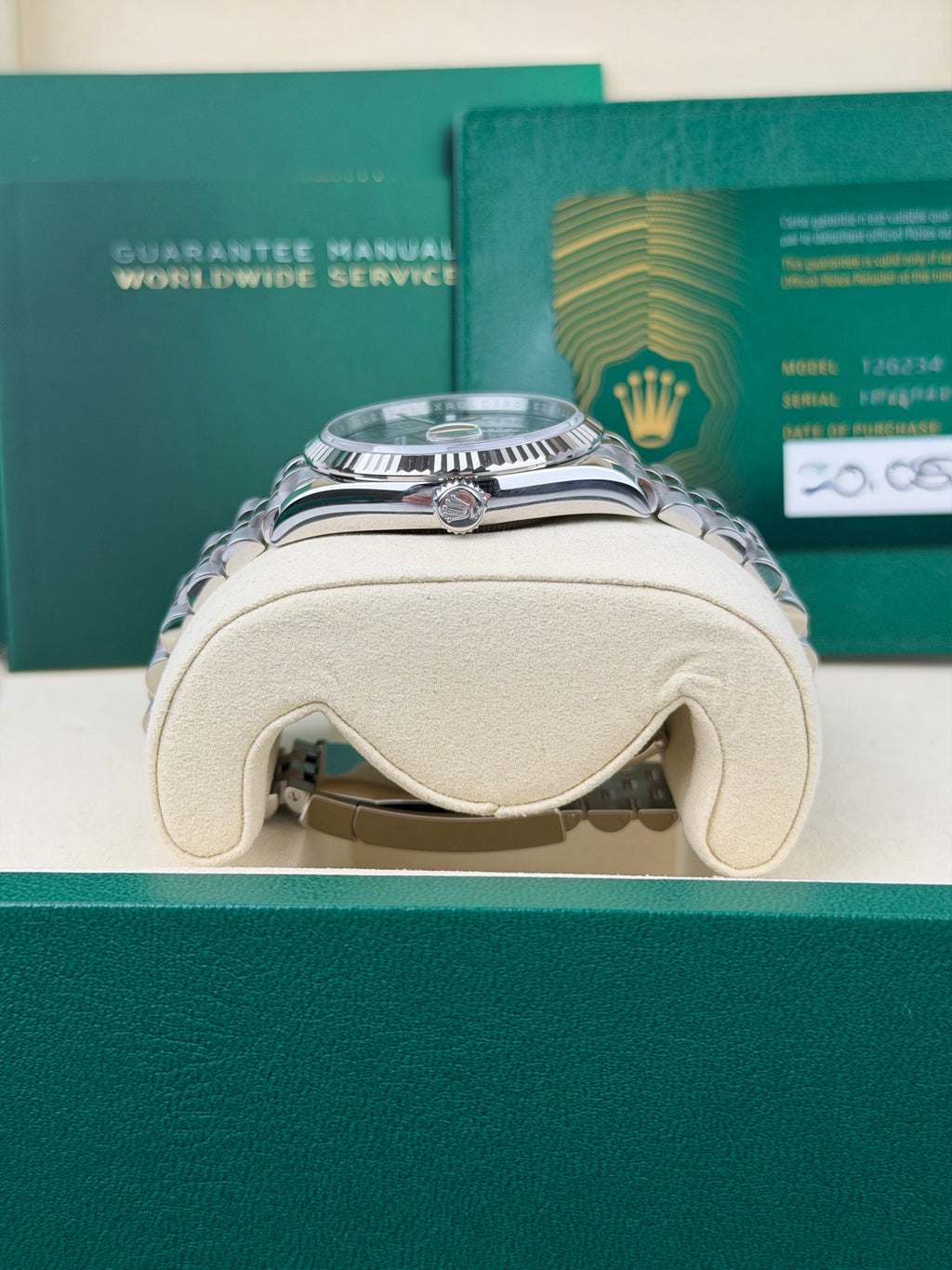 Rolex Datejust 36 Wimbledon 126234 / 2025 / FULL SET / NEU / ERSTKAUFRECHNUNG