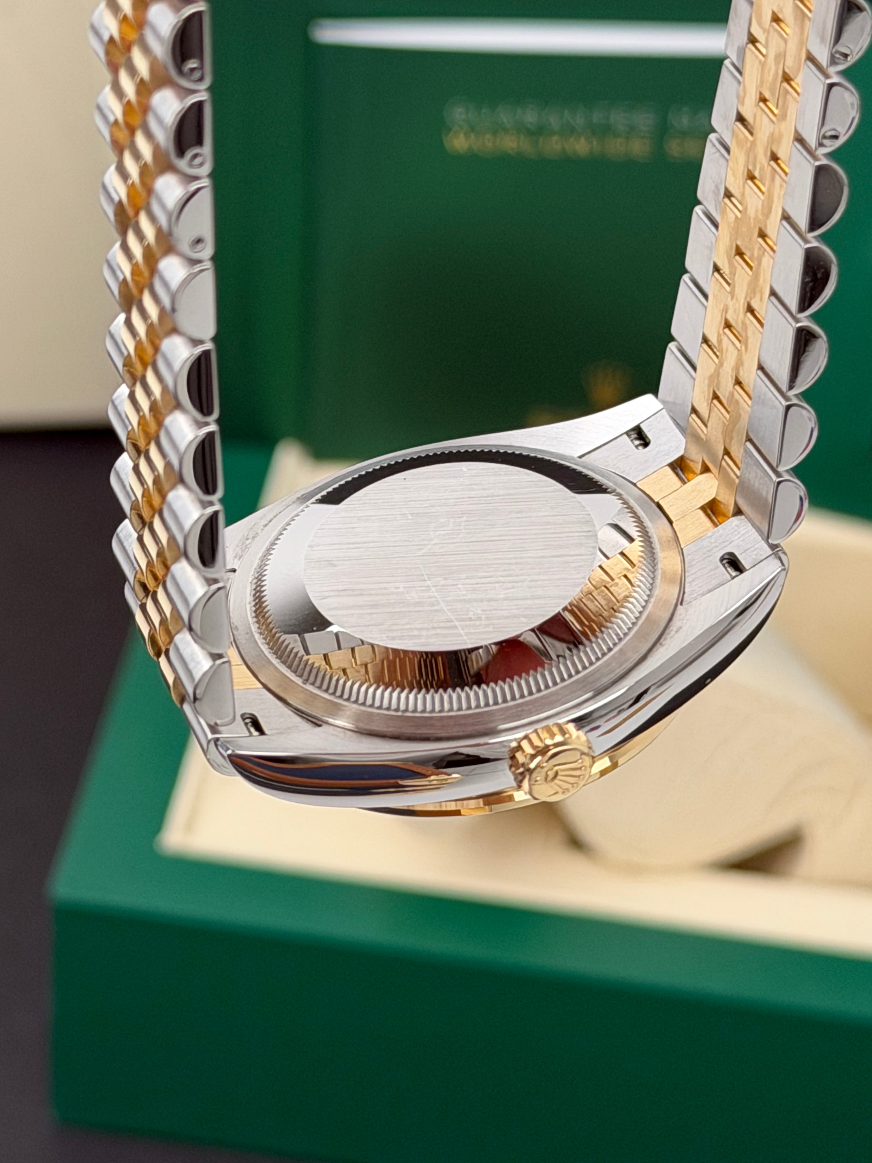 Rolex Datejust 36 Factory Palm Dial / 126283RBR / 2023 / FULL SET / UNPOLIERT
