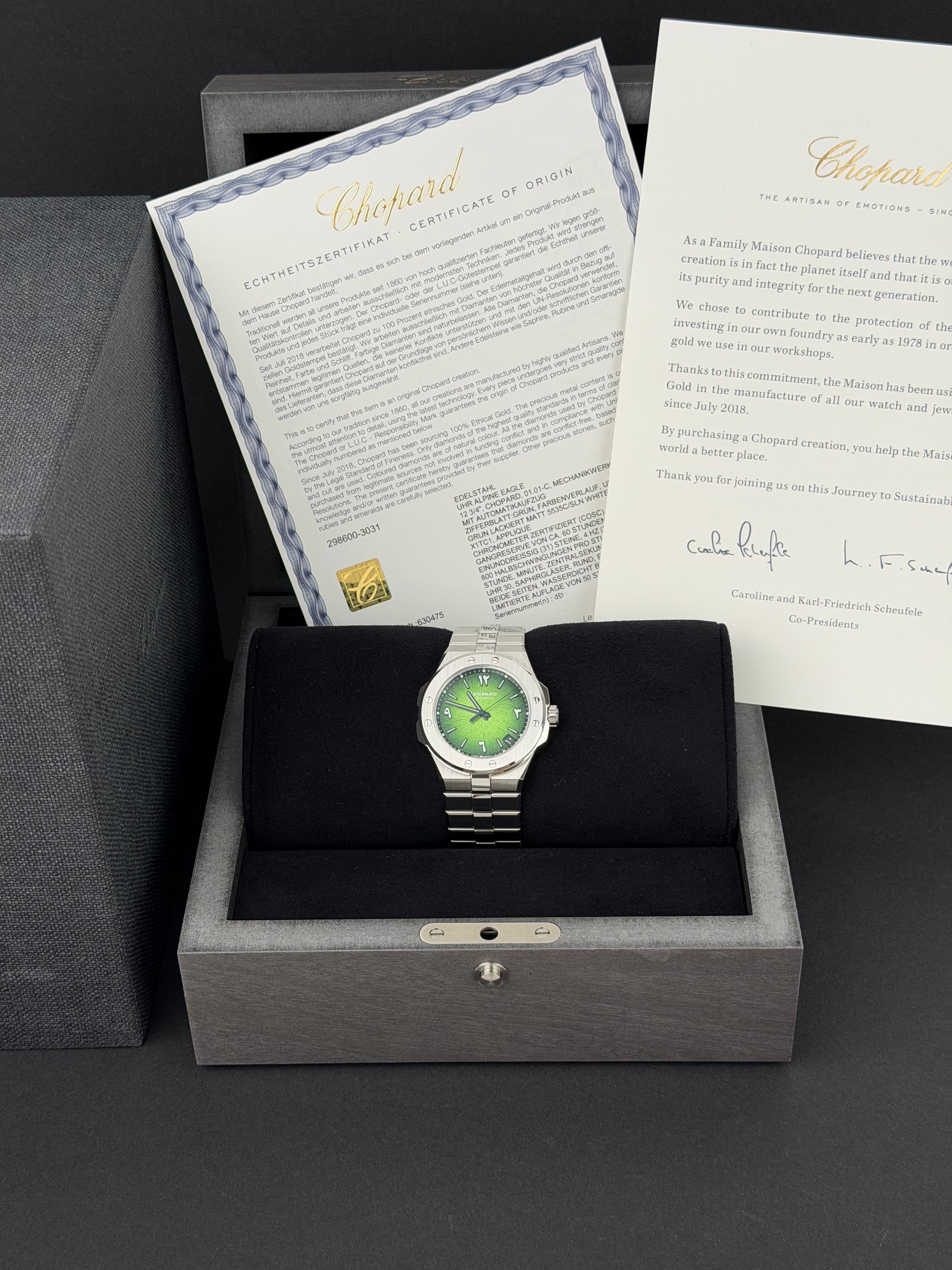 Chopard Alpine Eagle Alfardan 298600-3031 / 2025 / FULL SET / LIMITED 50
