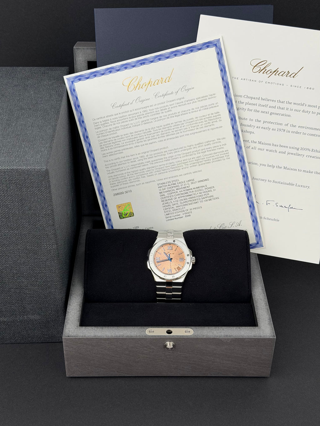 Chopard Alpine Eagle EWC 298600-3010 / 2021 / FULL SET / LIMITED 20