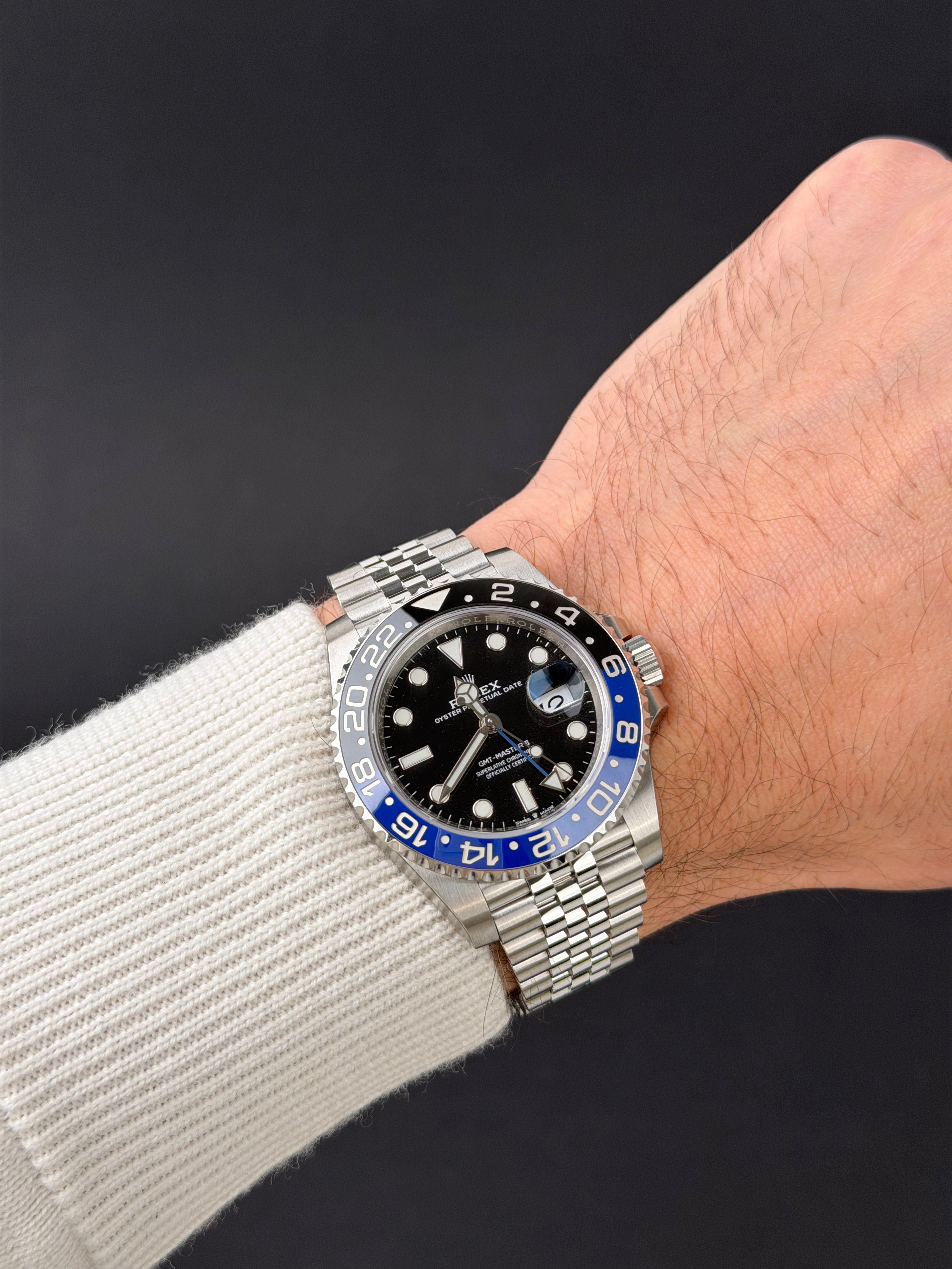 Rolex GMT-Master II Batgirl 126710BLNR / 2020 / FULL SET / NEU / STICKERED