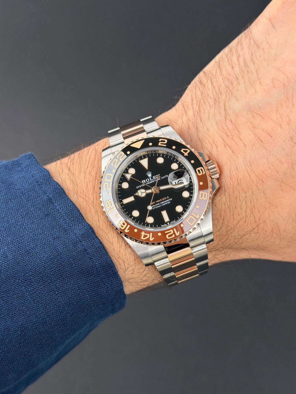 Rolex GMT-Master II ROOTBEER 12711CHNR / 2020 / FULL SET / WIE NEU
