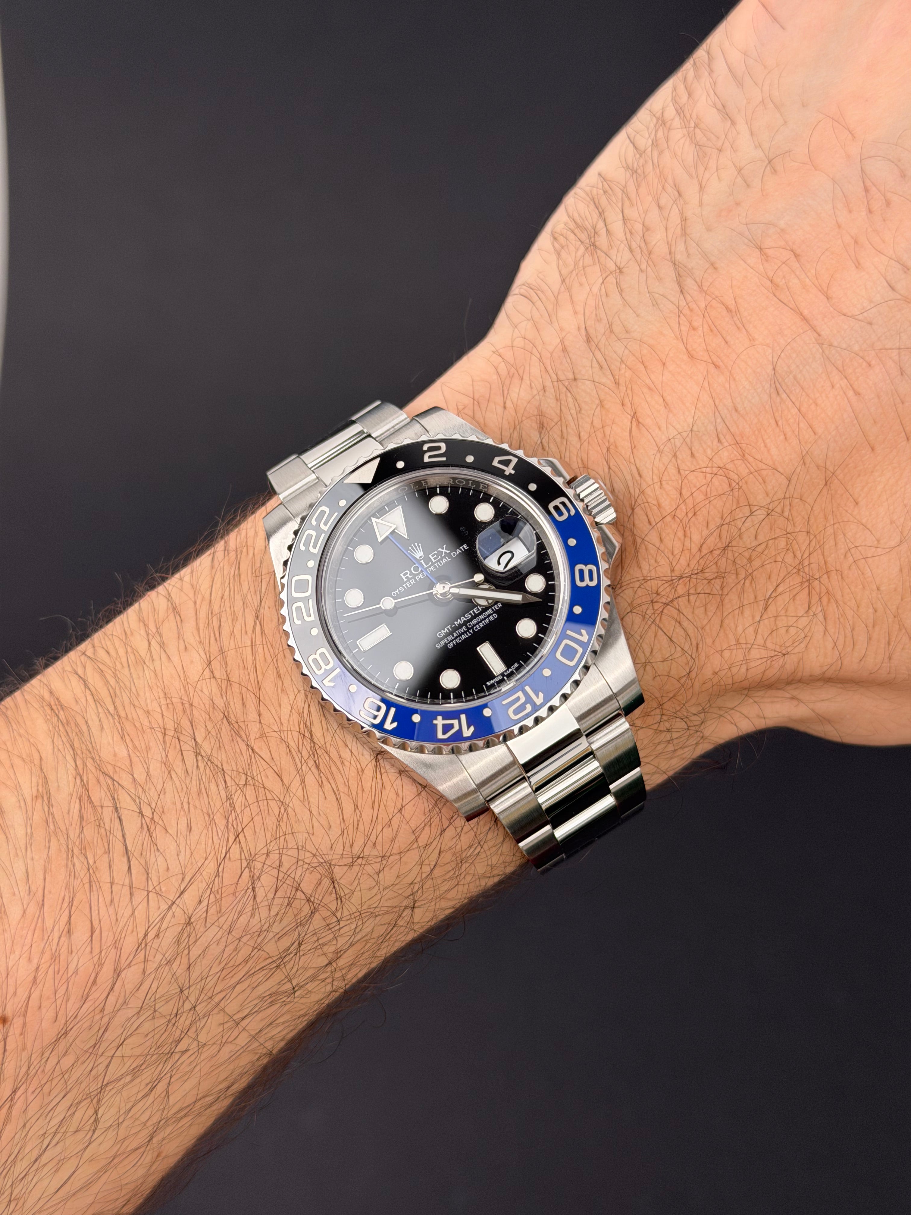 Rolex GMT-Master II Batman 116710BLNR / 2014 / FULL SET / WIE NEU