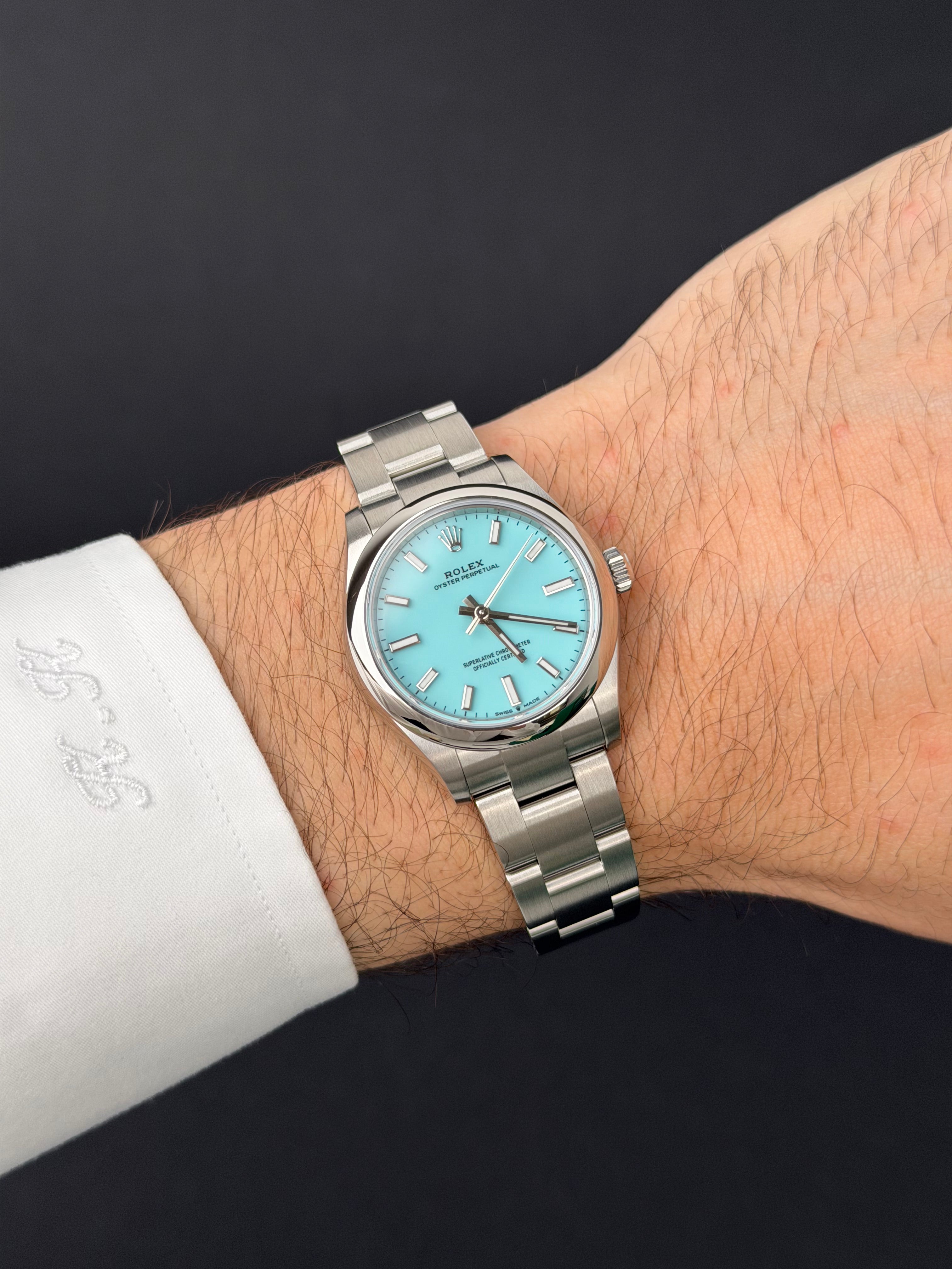 Rolex Oyster Perpetual 31 Tiffany 277200 / 02/2026 / FULL SET / NEU