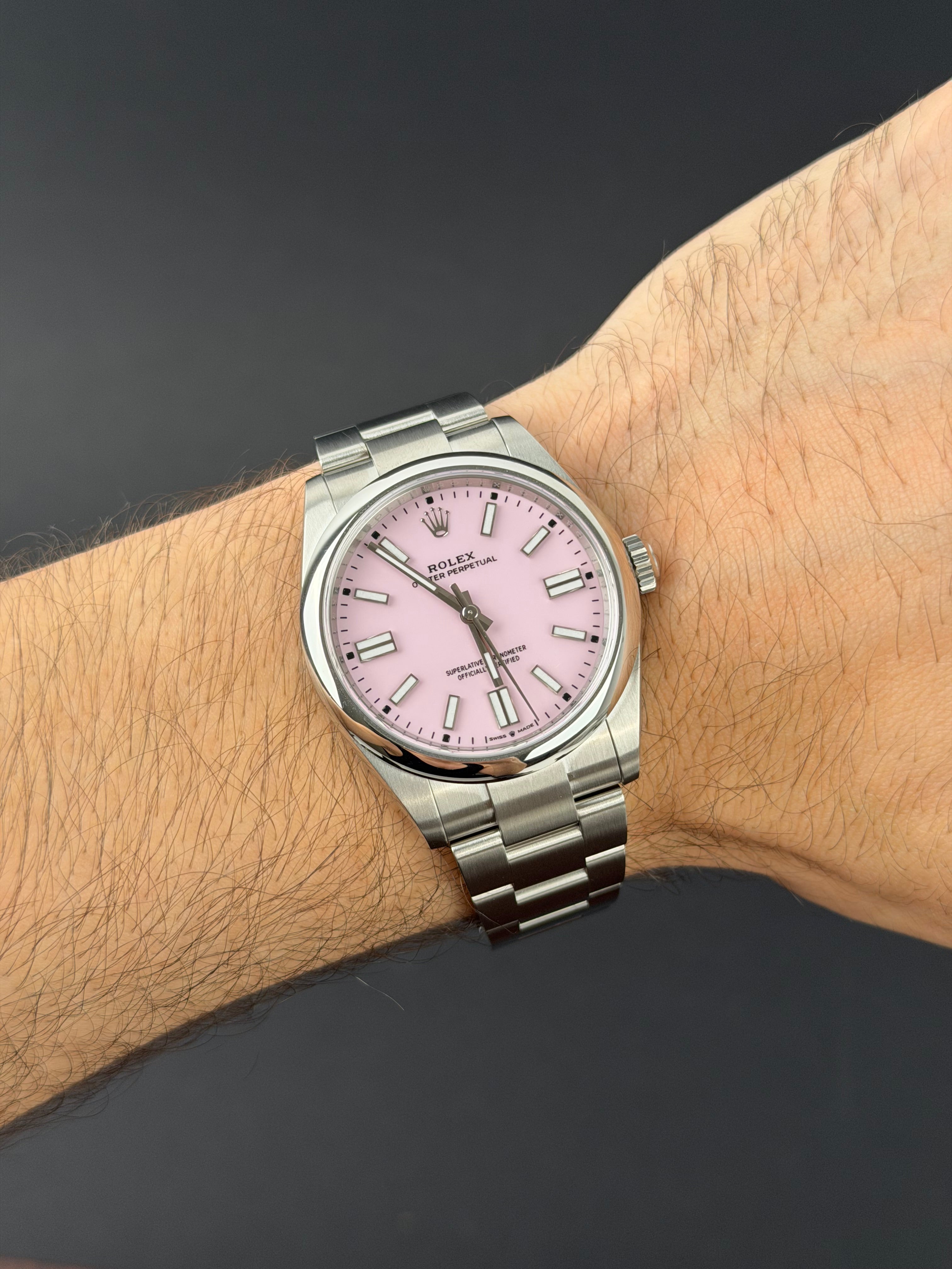 Rolex Oyster Perpetual 41 Candy Pink 134300 / 2026 / FULL SET / NEU / ERSTKAUFRECHNUNG