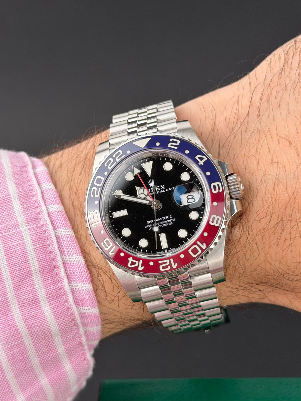 Rolex GMT-Master II 126710BLRO Pepsi / 2022 / FULL SET / NEU / ERSTKAUFRECHNUNG
