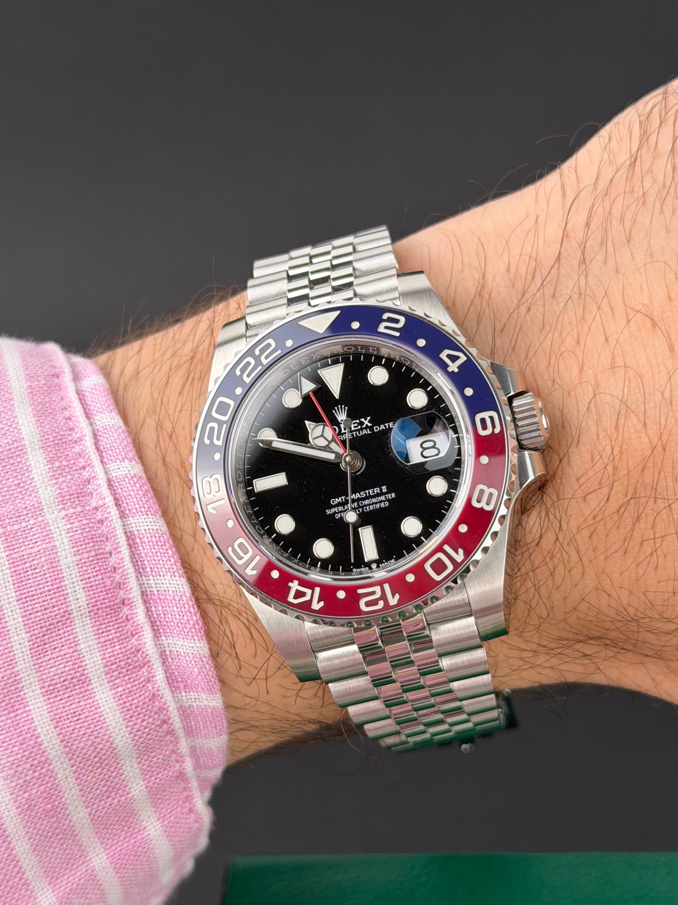 Rolex GMT-Master II 126710BLRO Pepsi / 2022 / FULL SET / NEU / ERSTKAUFRECHNUNG