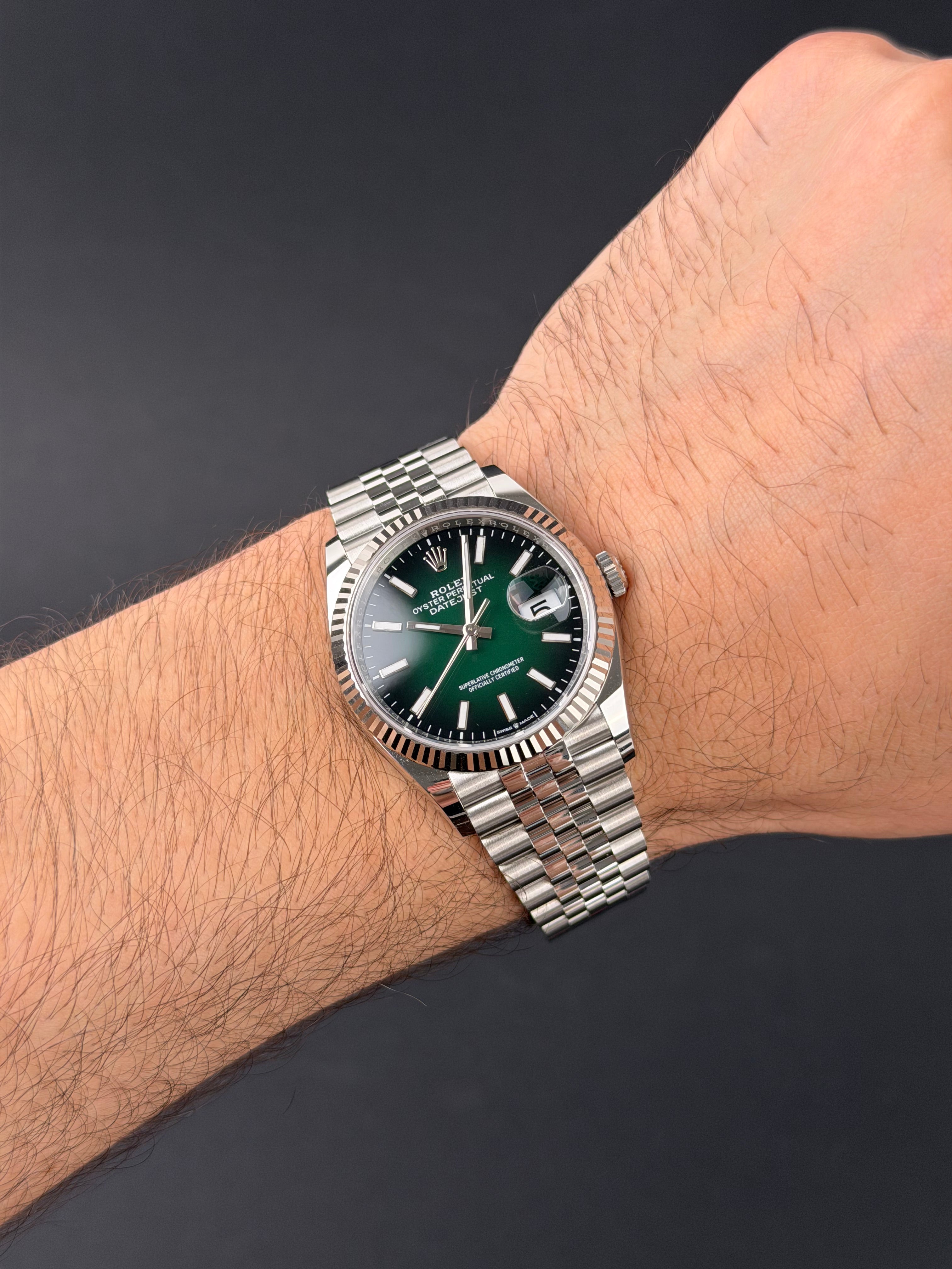 Rolex Datejust 36 Ombre 126234 / 2026 / FULL SET / NEU / ERSTKAUFRECHNUNG