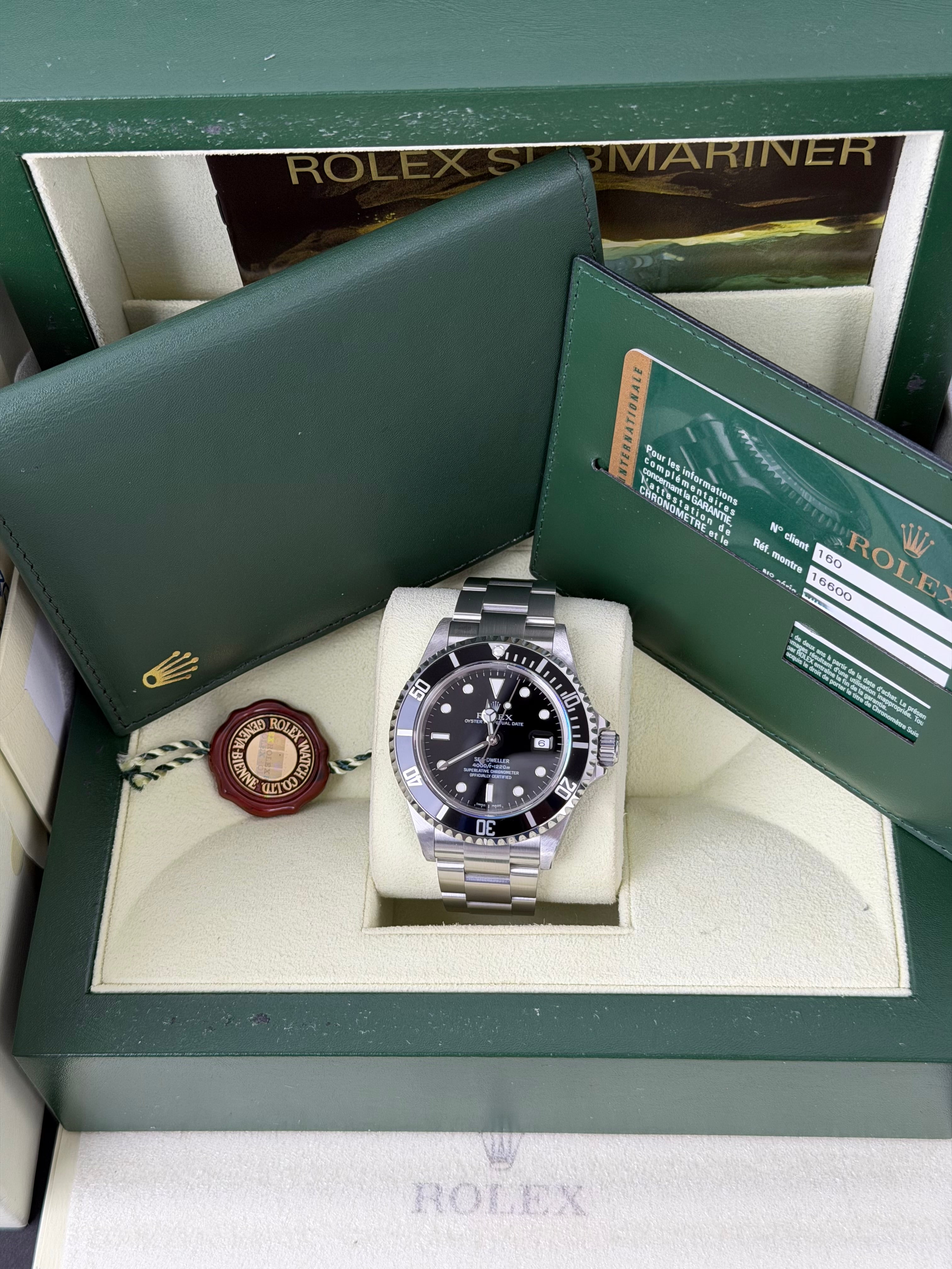 Rolex Sea-Dweller 4000 16600 / 2008 / FULL SET / WIE NEU