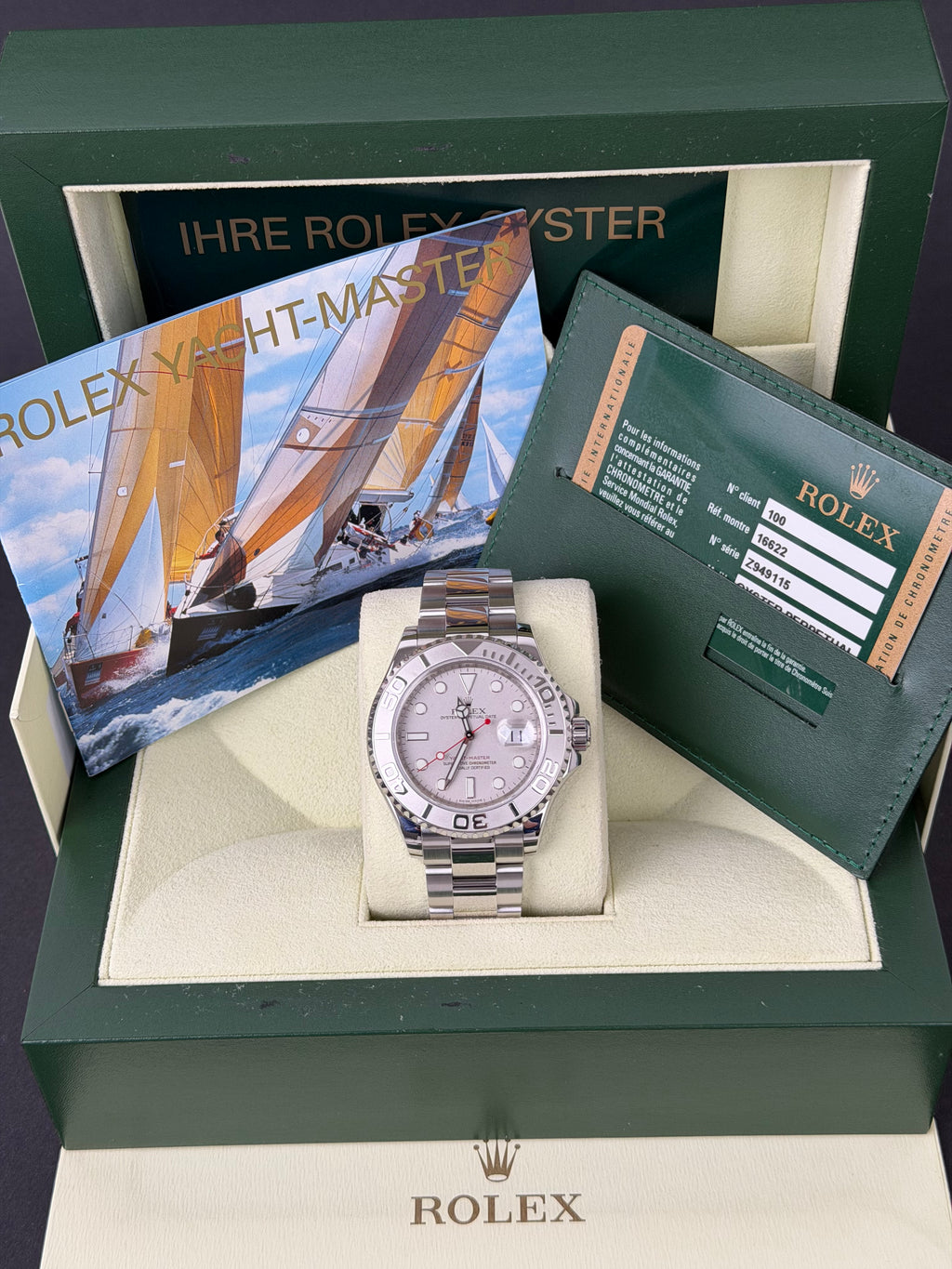 Rolex Yacht Master 40 6622 / 2007 / FULL SET / WIE NEU
