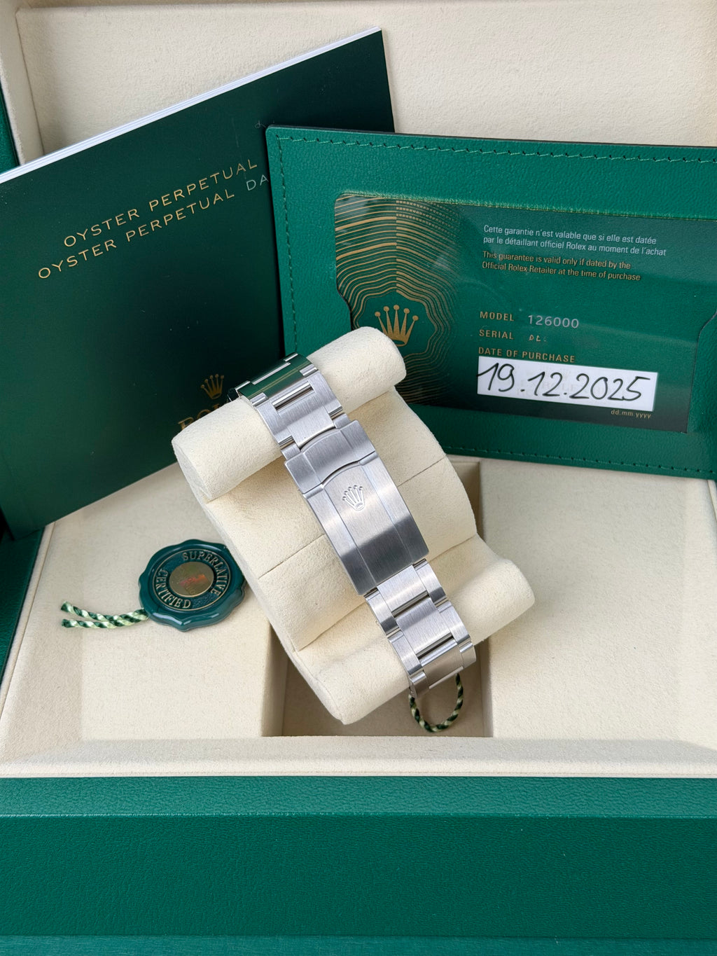 Rolex Oyster Perpetual 36 126000 / 2025 / FULL SET / NEU