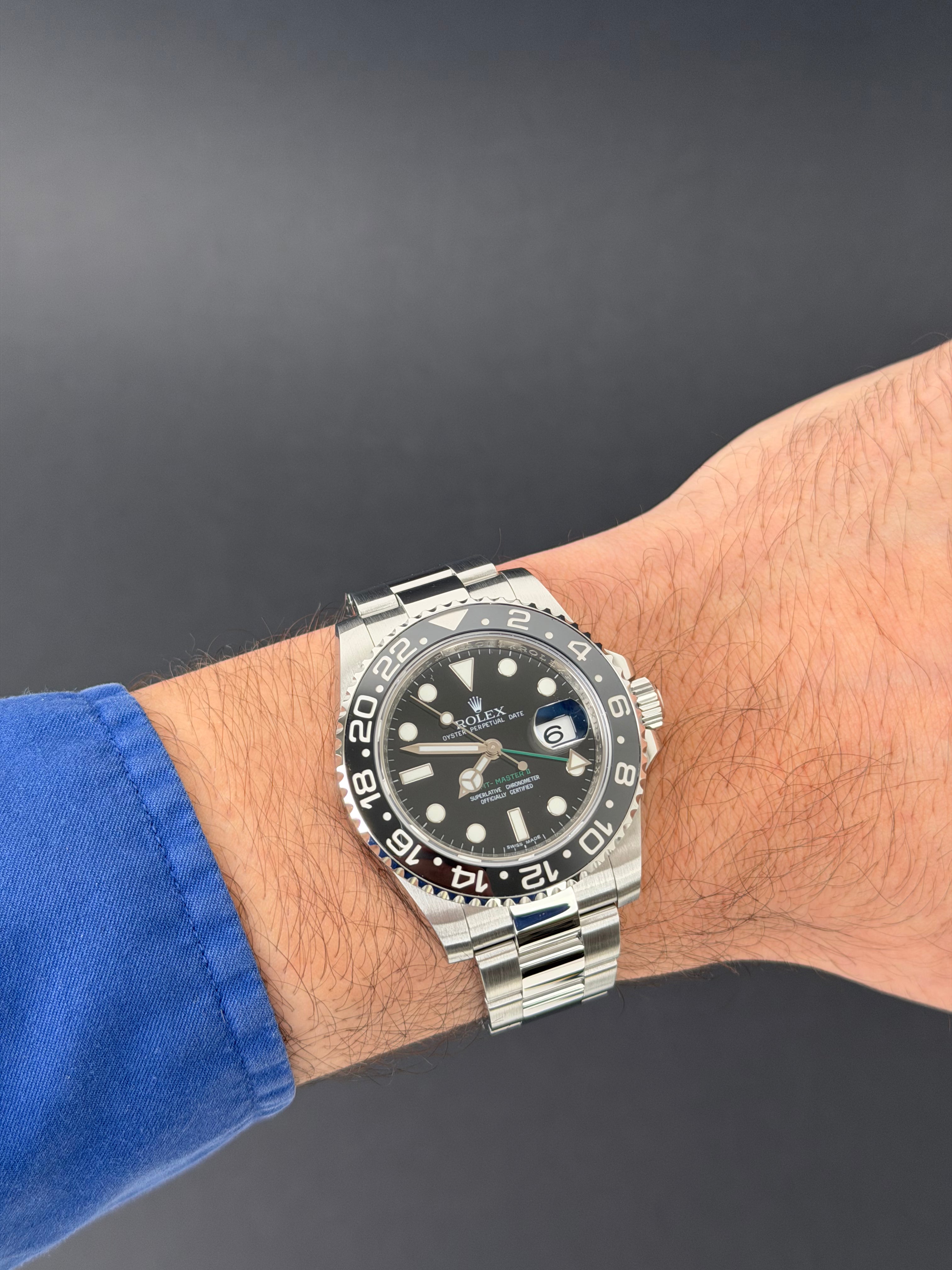 Rolex GMT-Master II 116710LN / 2009 / FULL SET / WIE NEU