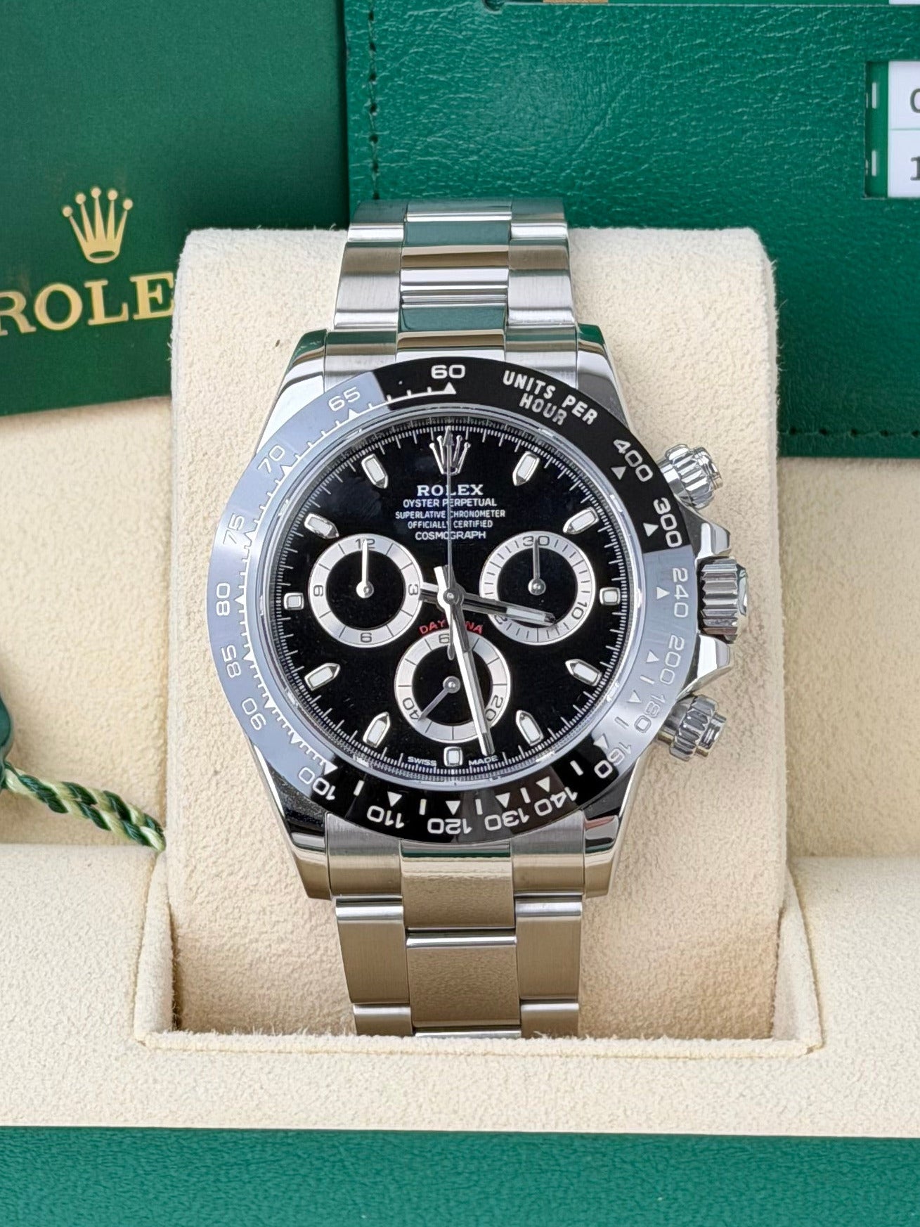 Rolex Daytona 116500LN / 2019 / FULL SET / WIE NEU