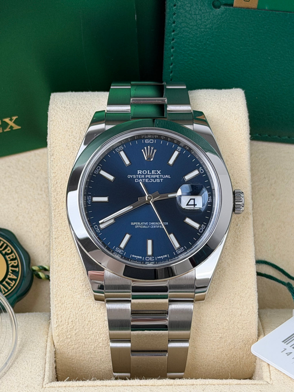 Rolex Datejust 126300 / 2018 / FULL SET / WIE NEU