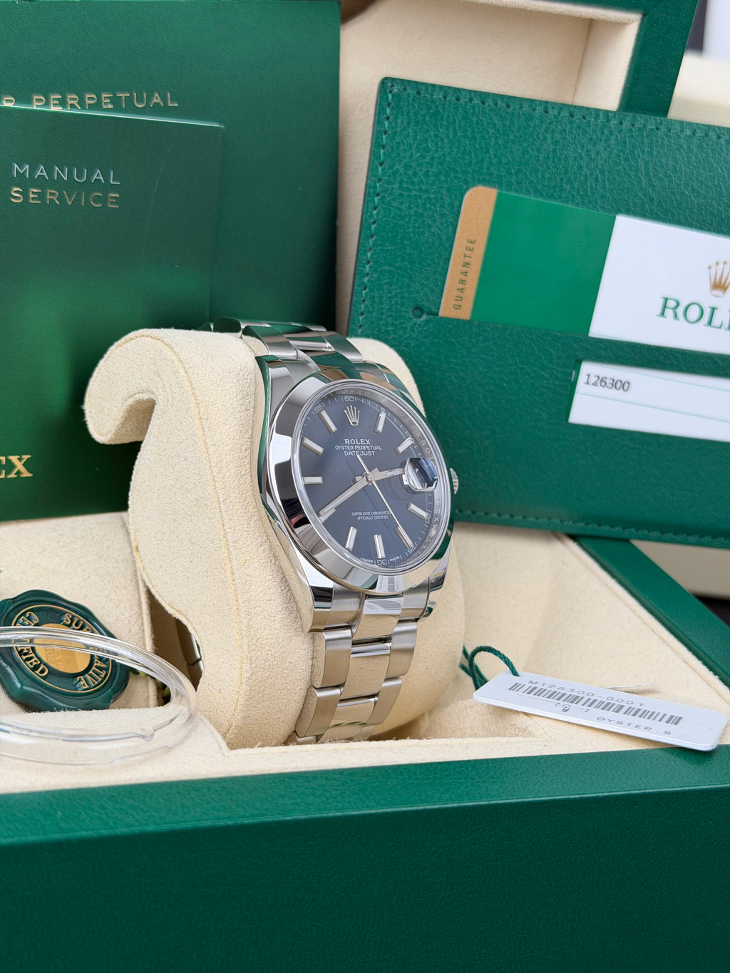 Rolex Datejust 126300 / 2018 / FULL SET / WIE NEU