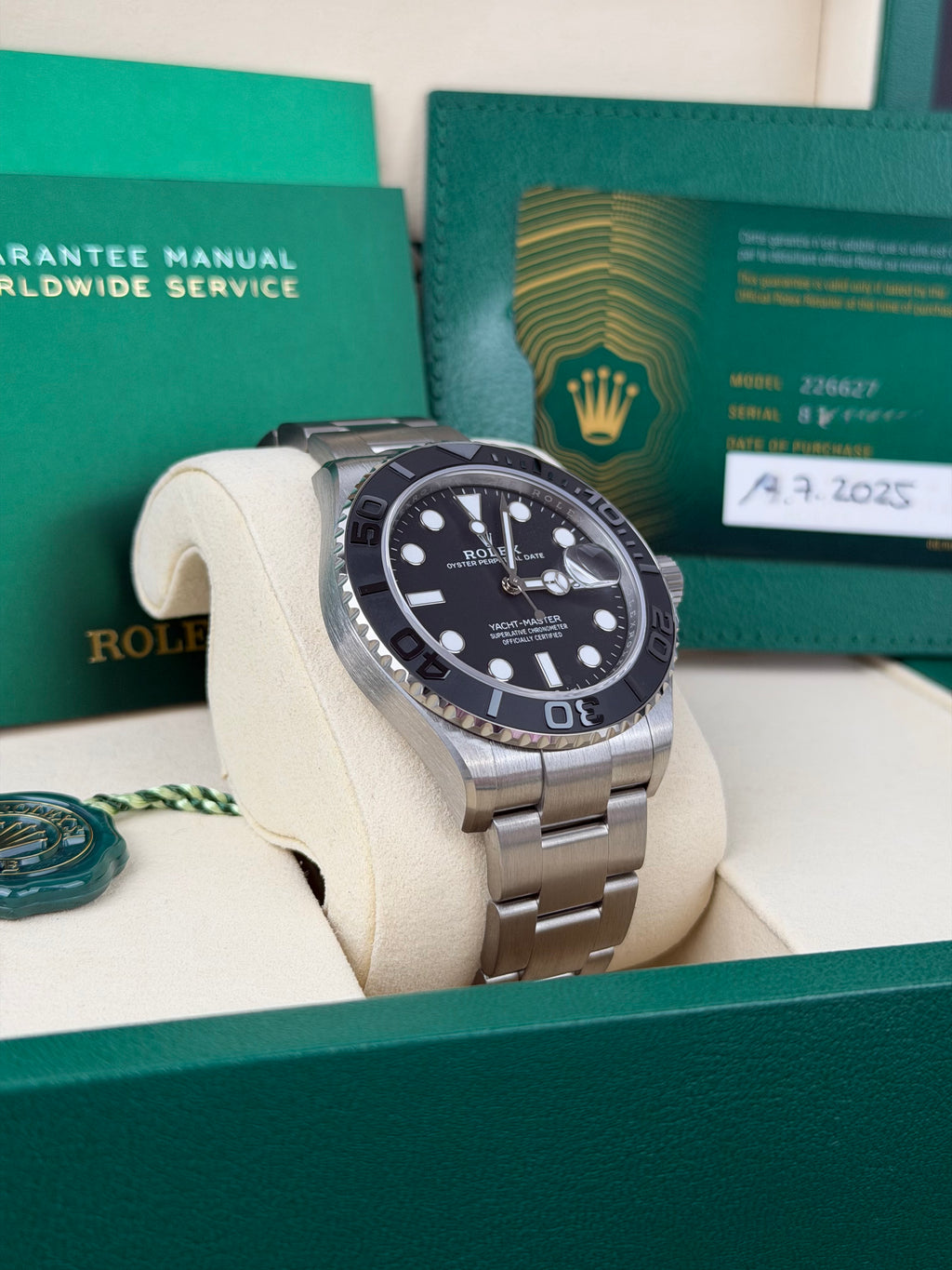 Rolex Yacht-Master 42 226627 Titan / 2025 / FULL SET / NEU / ERSTKAUFRECHNUNG
