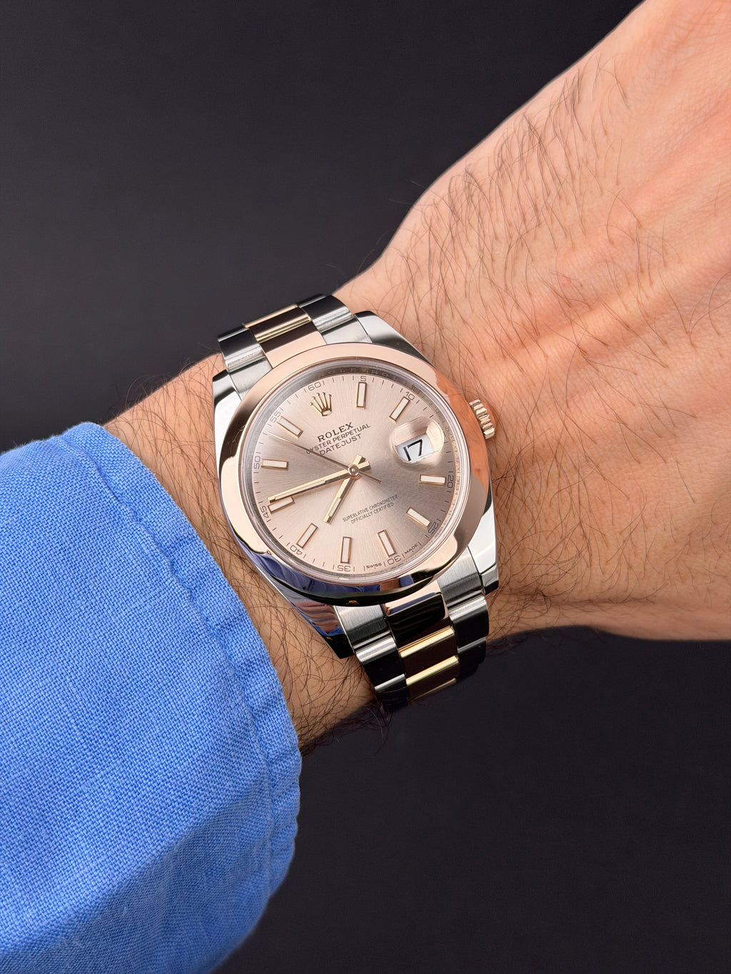Rolex Datejust 41 126301 Sundust / 2017 / FULL SET / SEHR GUT / ERSTKAUFRECHNUNG