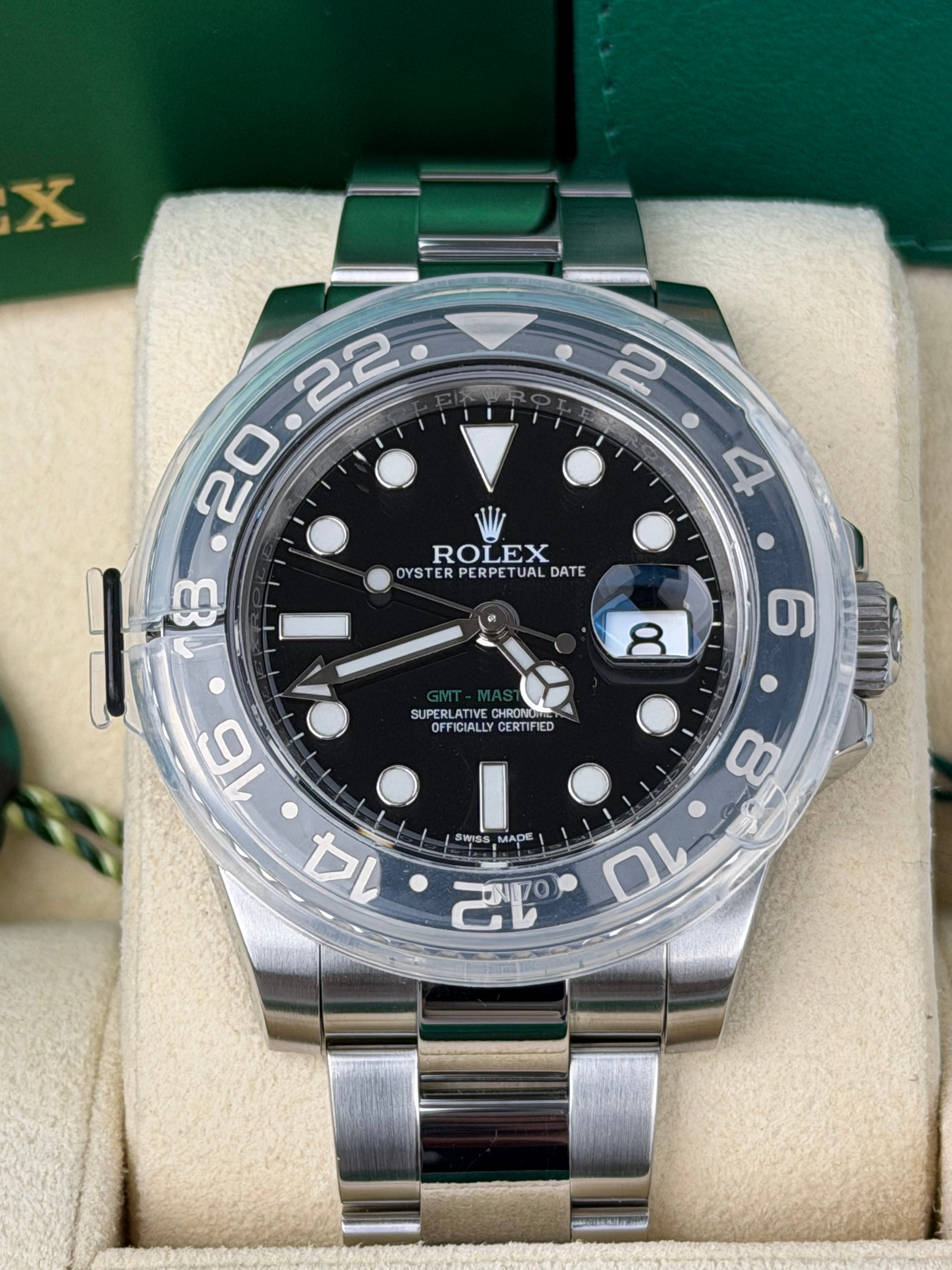 Rolex GMT-Master II 116710LN / 2016 / FULL SET / WIE NEU / ERSTKAUFRECHNUNG / ROLEX SERVICE