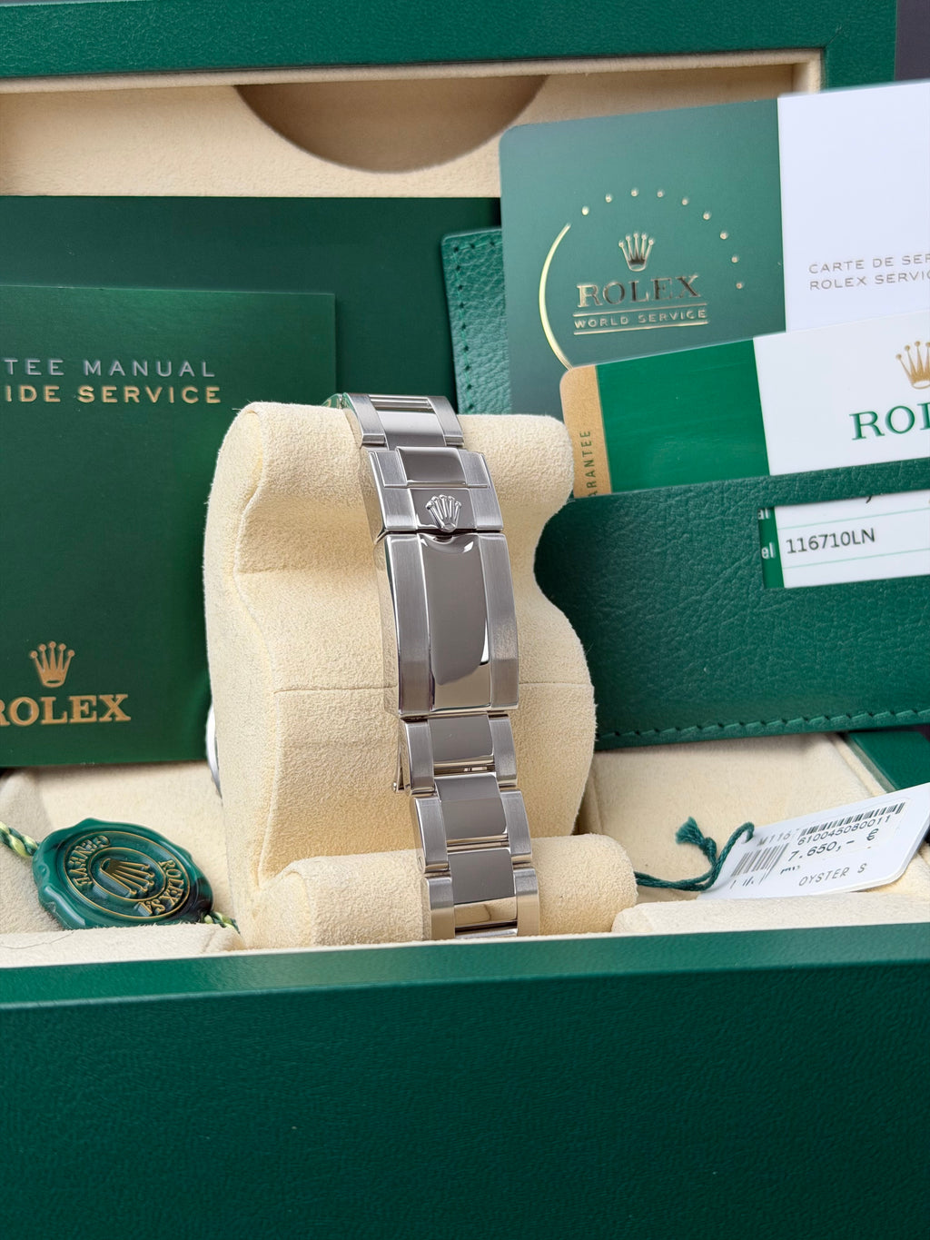 Rolex GMT-Master II 116710LN / 2016 / FULL SET / WIE NEU / ERSTKAUFRECHNUNG / ROLEX SERVICE